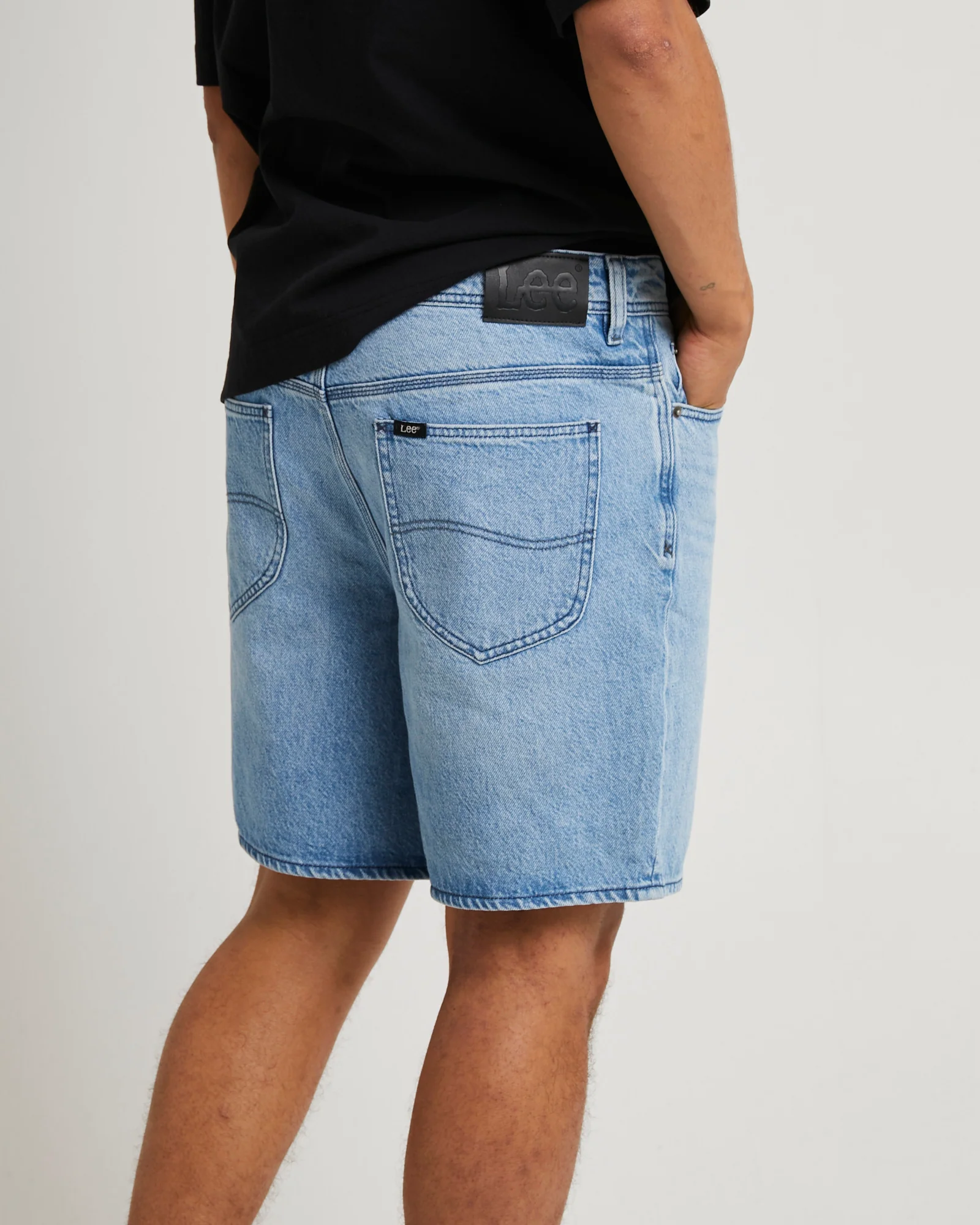 L-Four Baggy Denim Shorts - Image 5