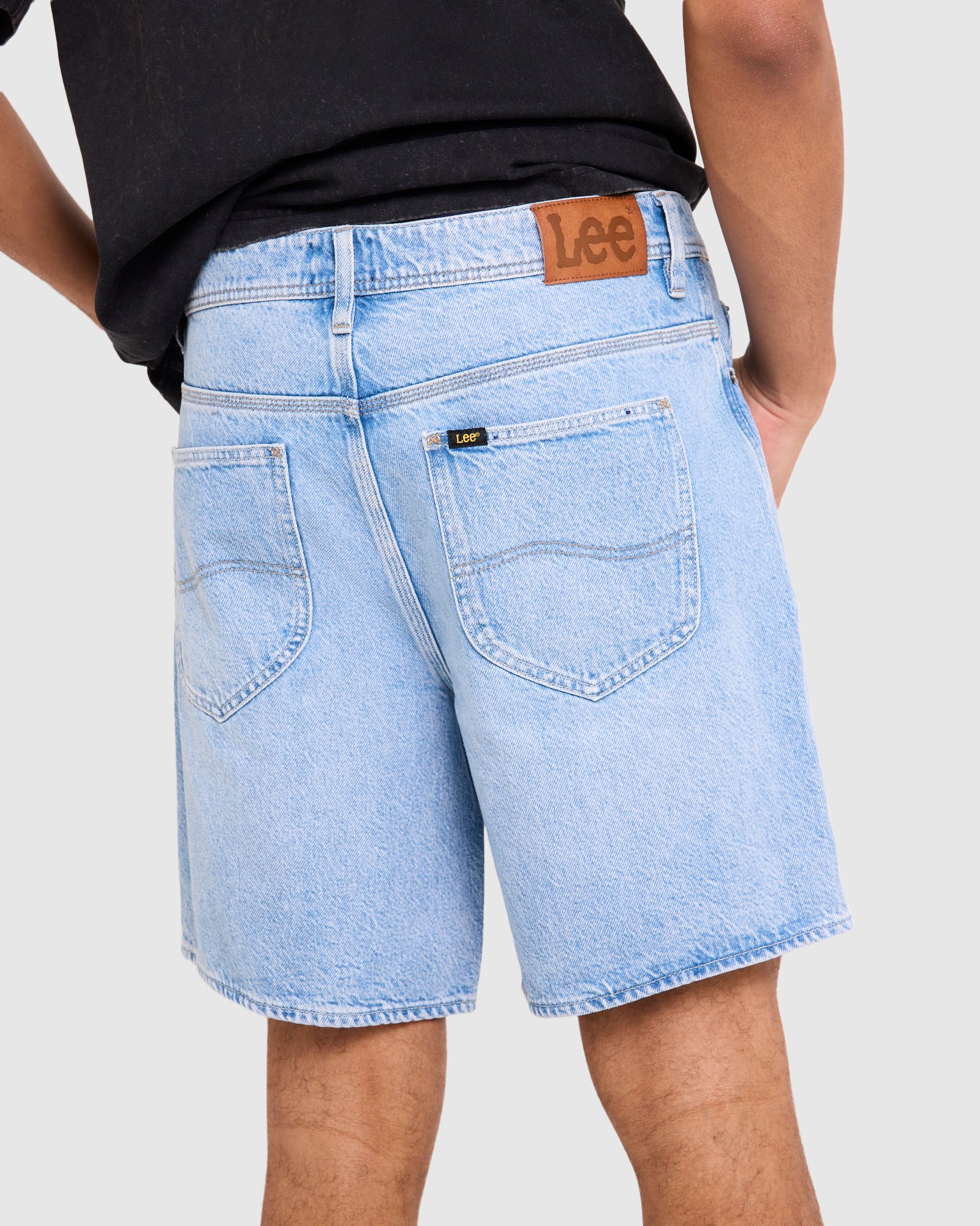 L-Four Baggy Denim Shorts - Image 2