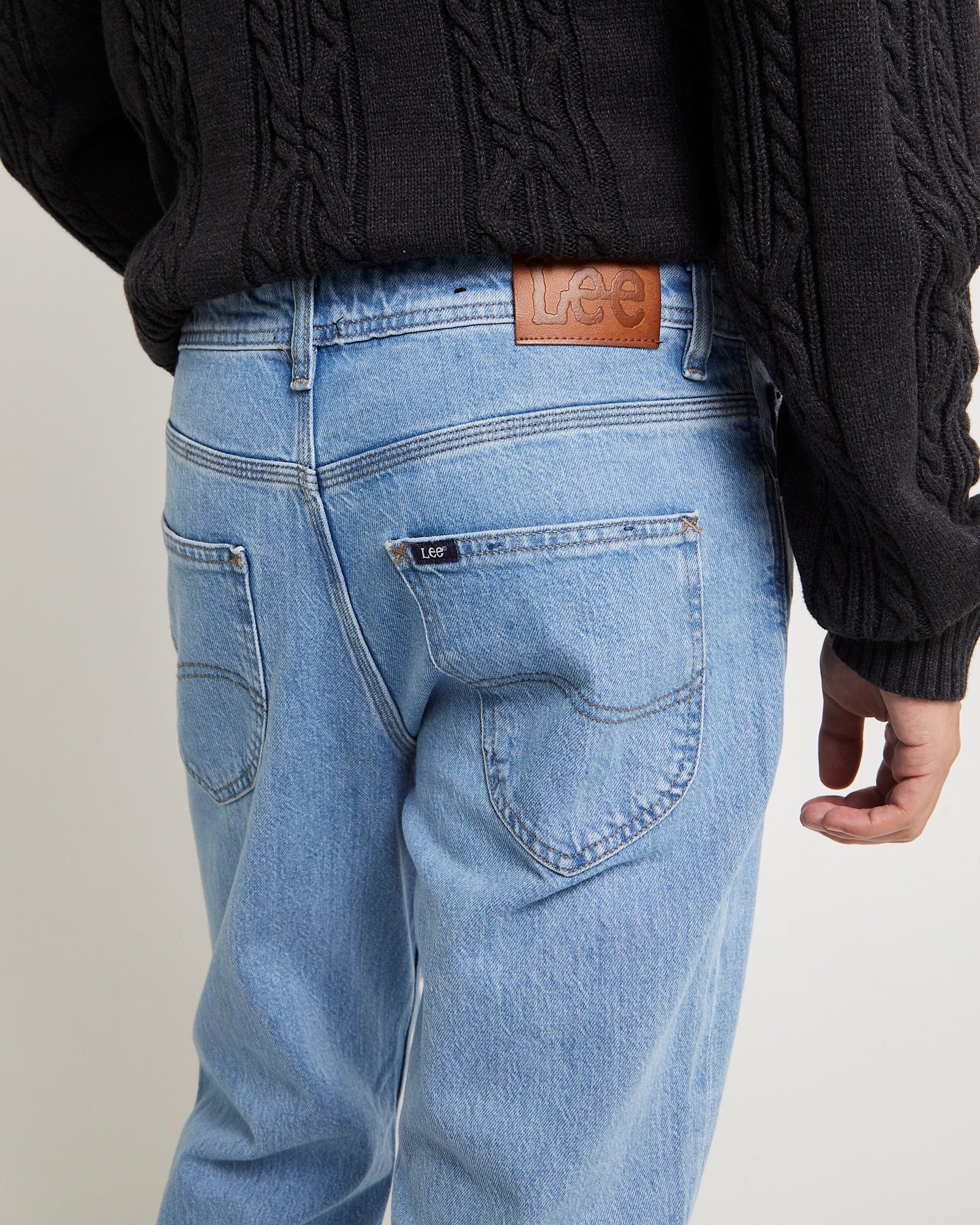 L-Three Straight Denim Jeans - Image 5