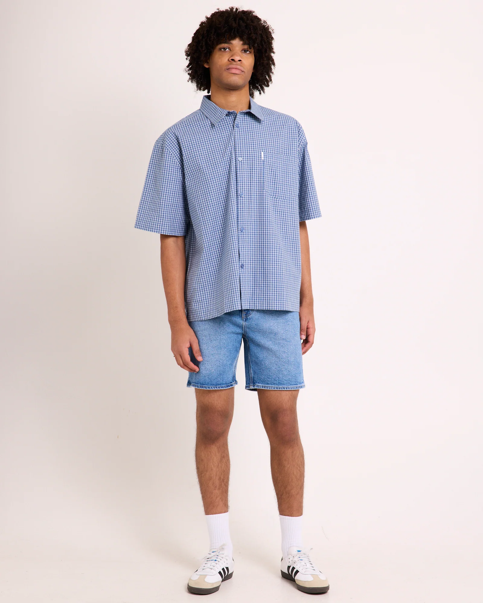 L-Two Slim Denim Shorts - Image 3