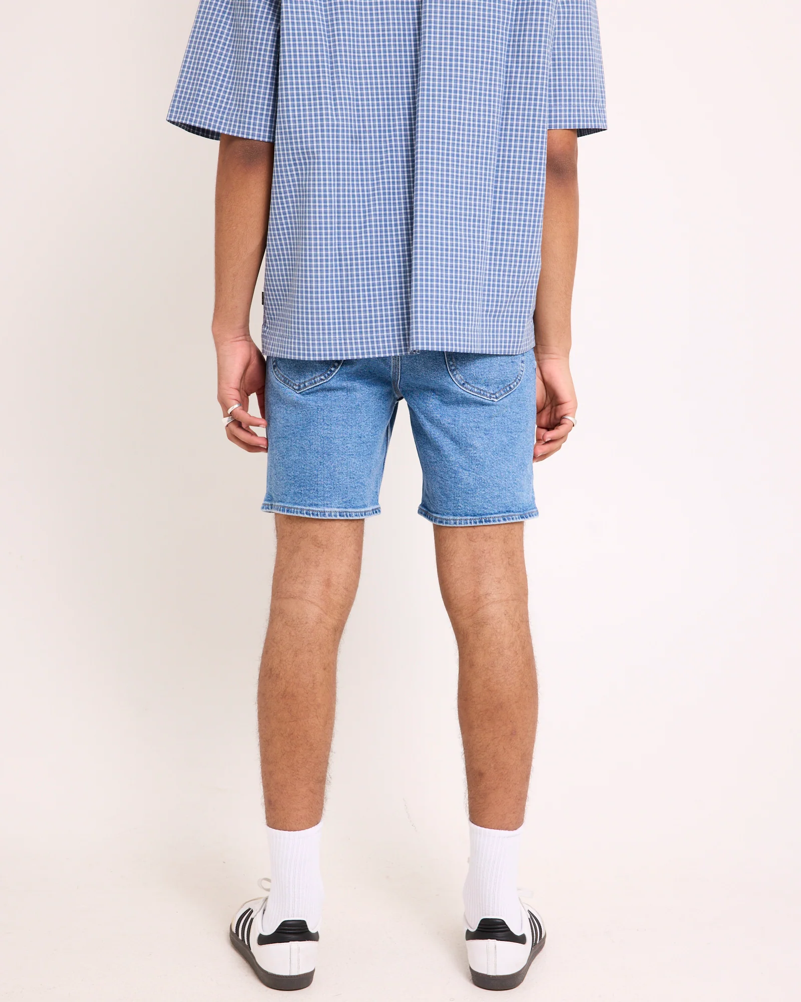 L-Two Slim Denim Shorts - Image 4