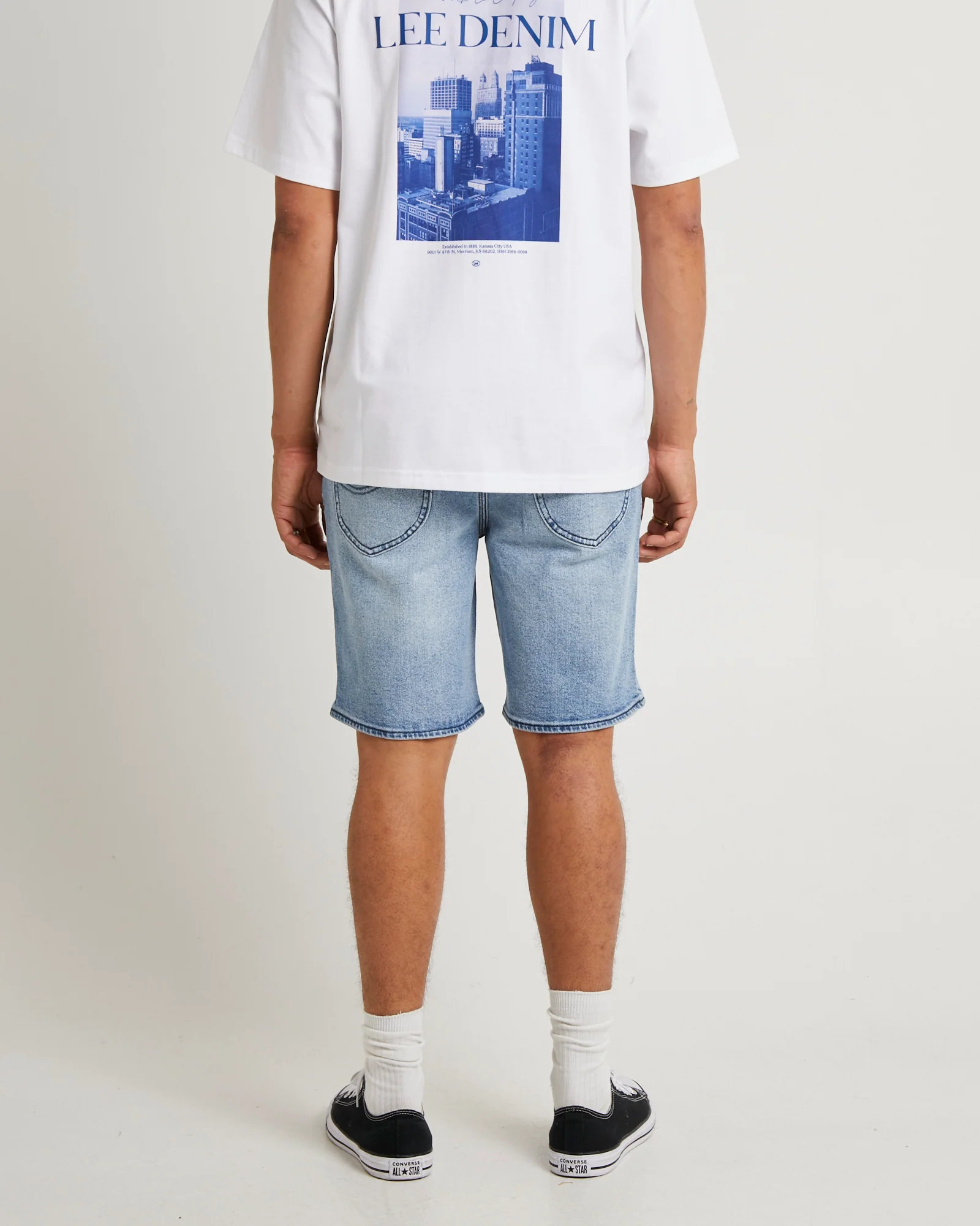 L-Two Slim Denim Shorts - Image 2