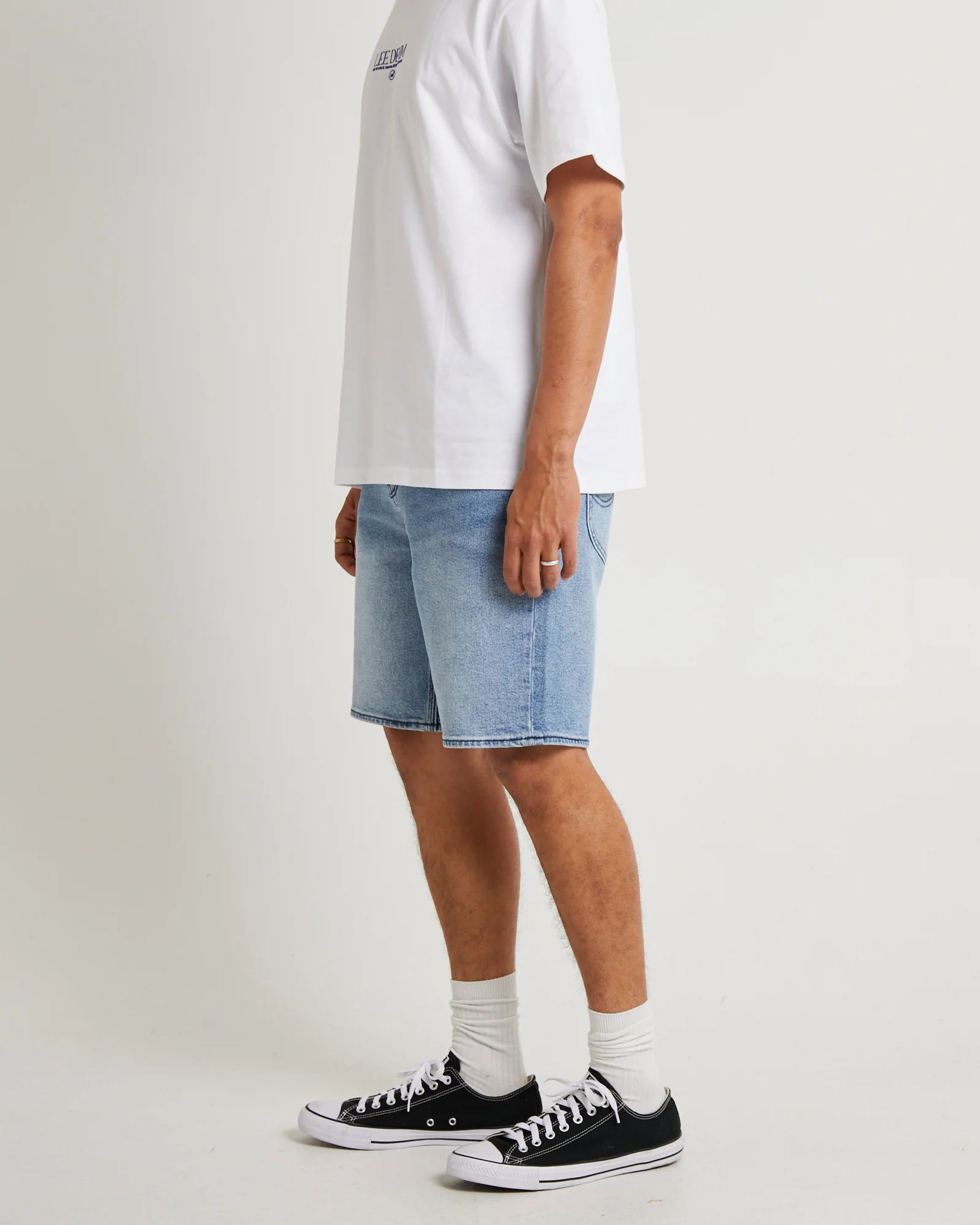 L-Two Slim Denim Shorts - Image 4