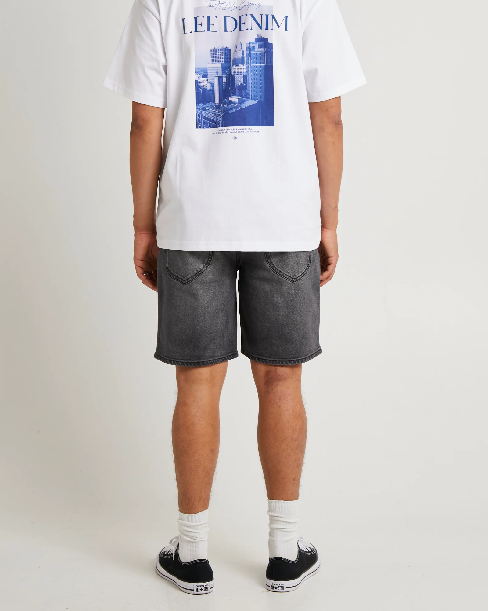 L-Two Slim Denim Shorts - Image 2