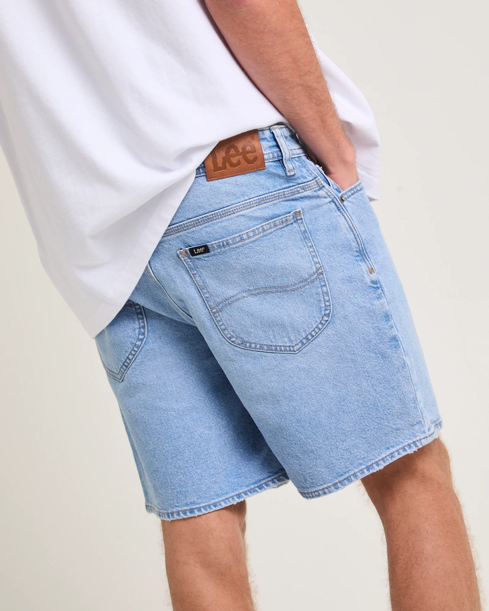 L-Two Slim Denim Shorts - Image 2