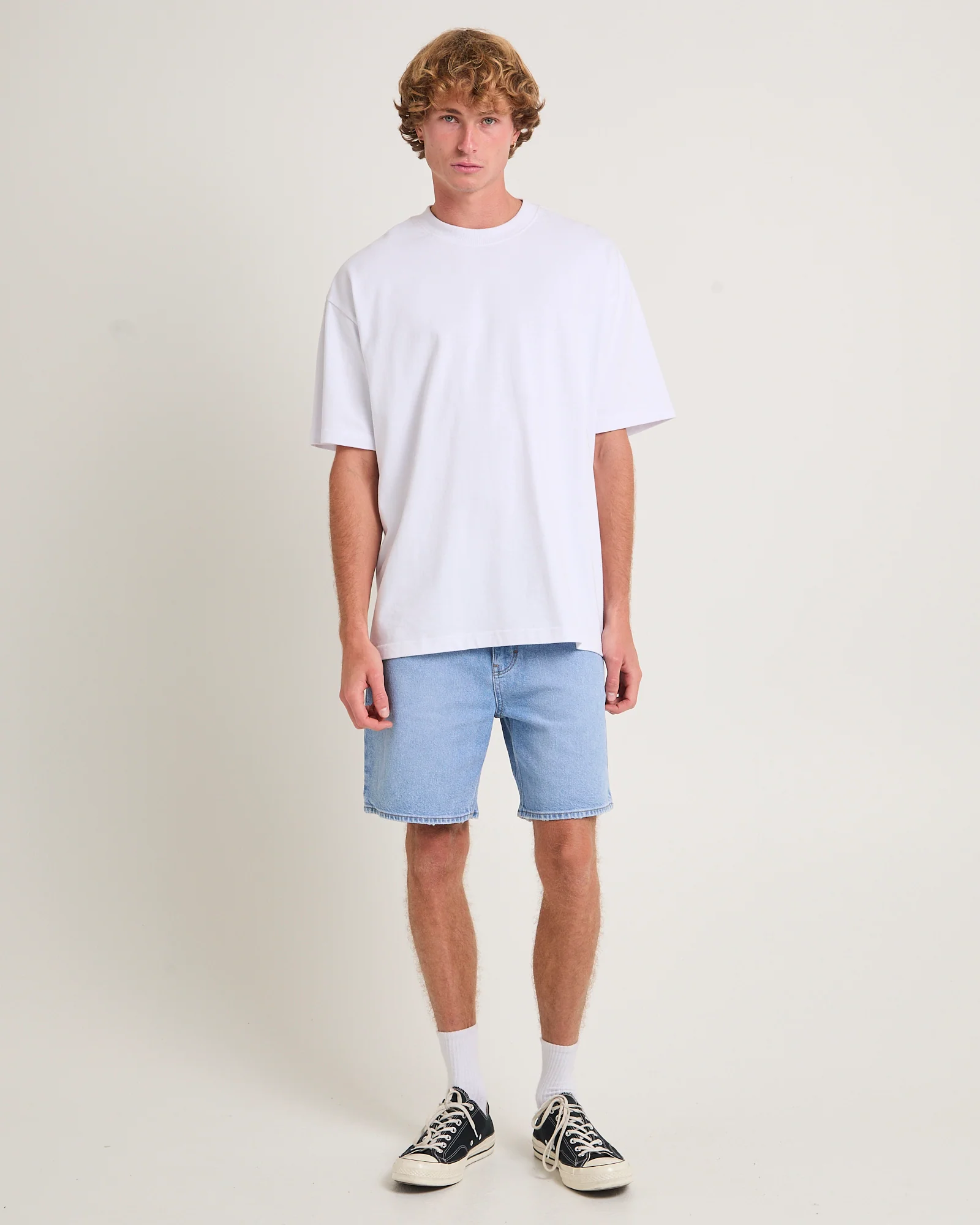 L-Two Slim Denim Shorts - Image 3