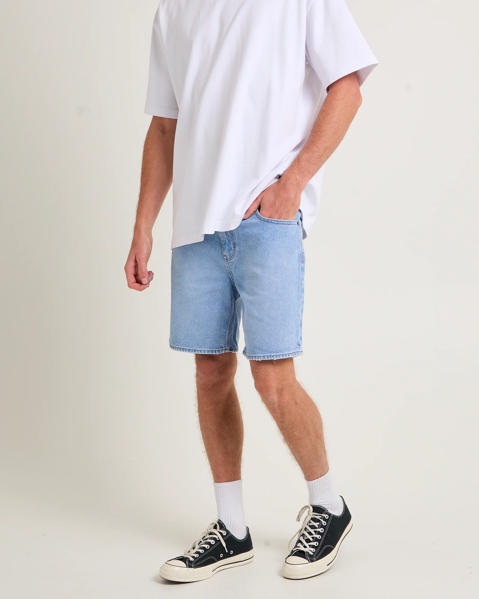 L-Two Slim Denim Shorts - Image 4
