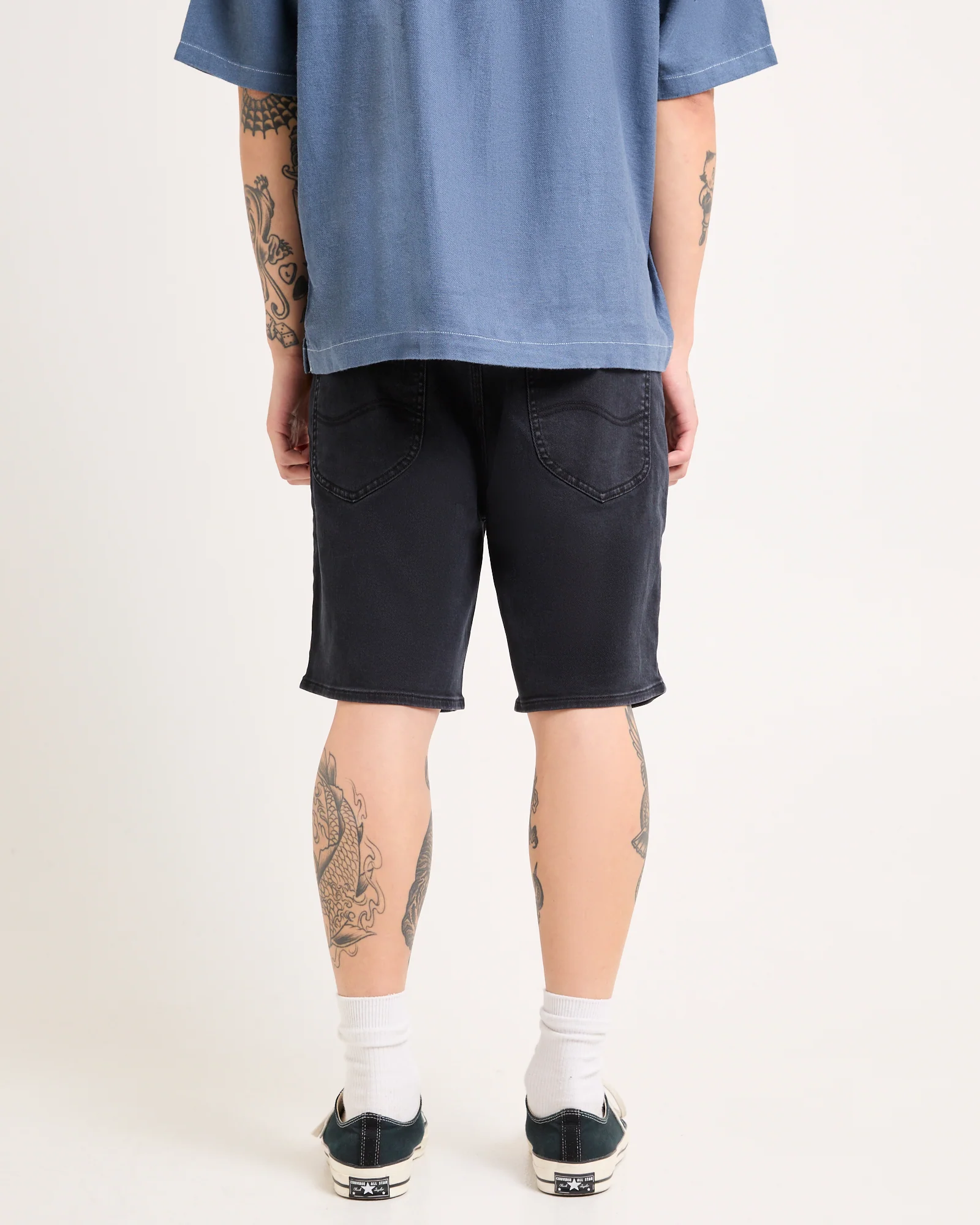L-Two Slim Denim Shorts - Image 2