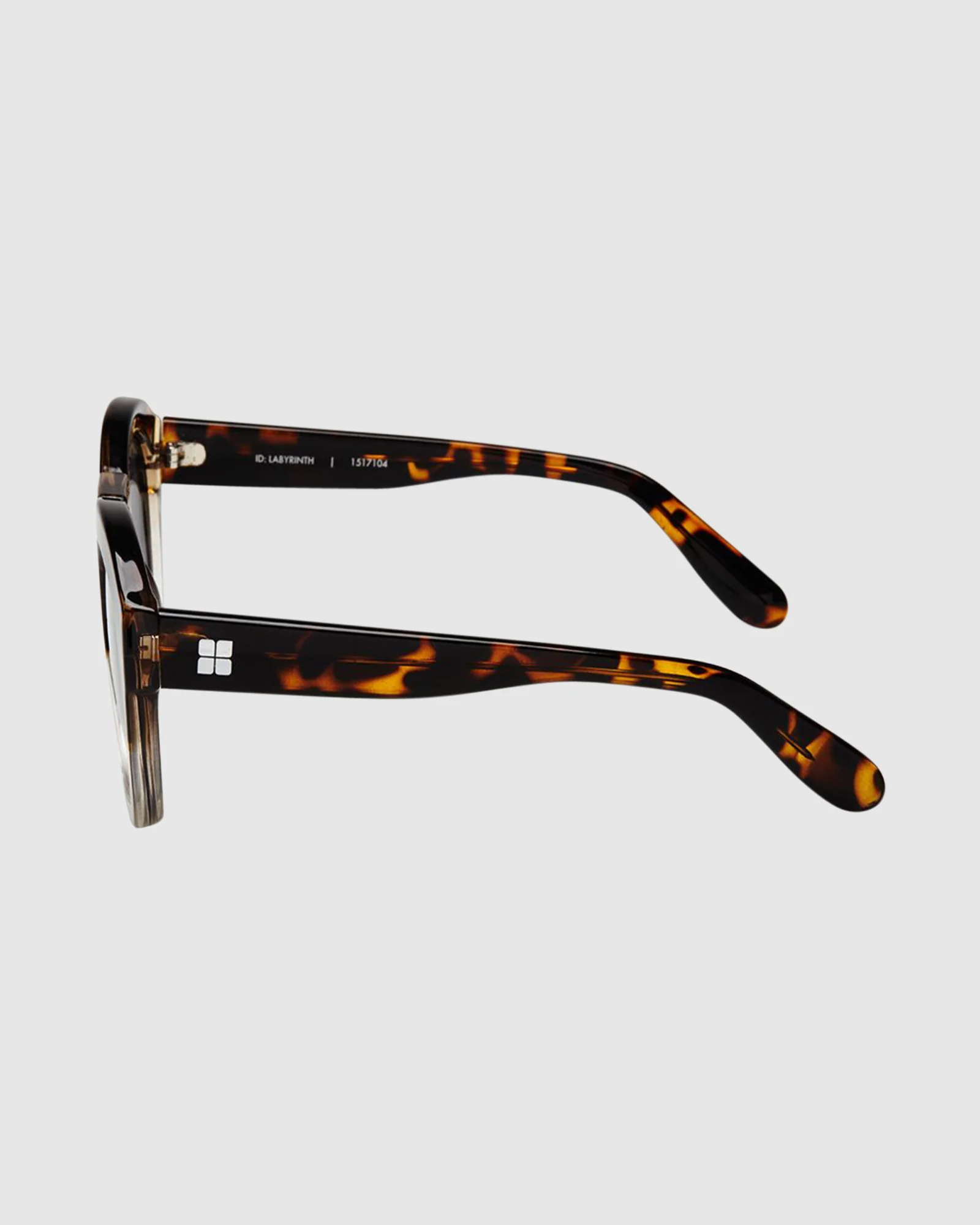 Labyrinth Sunglasses Shiny Dark Tort - Image 3