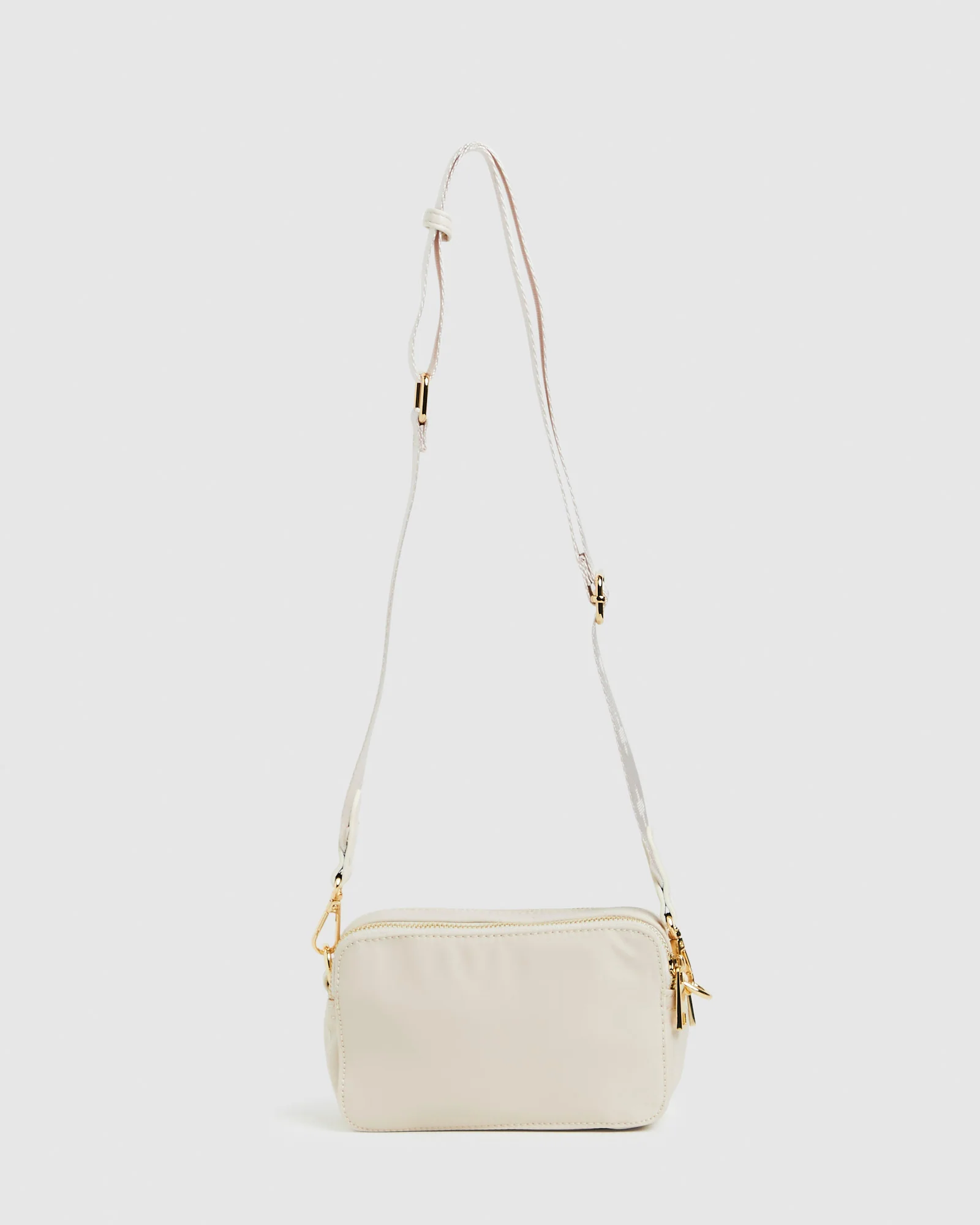 Laroi Cross Body Bag in Bisque Nylon Gold - Image 2