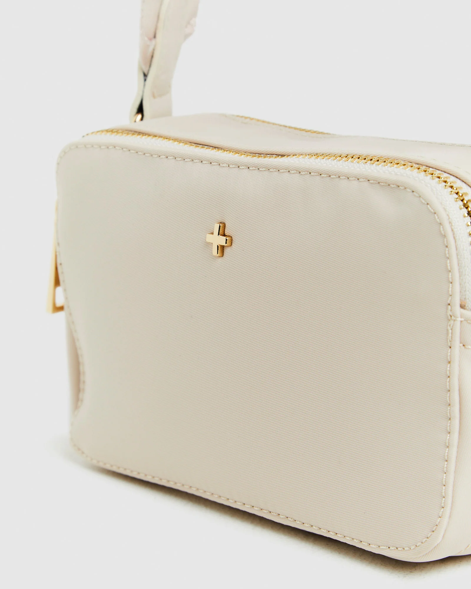 Laroi Cross Body Bag in Bisque Nylon Gold - Image 4