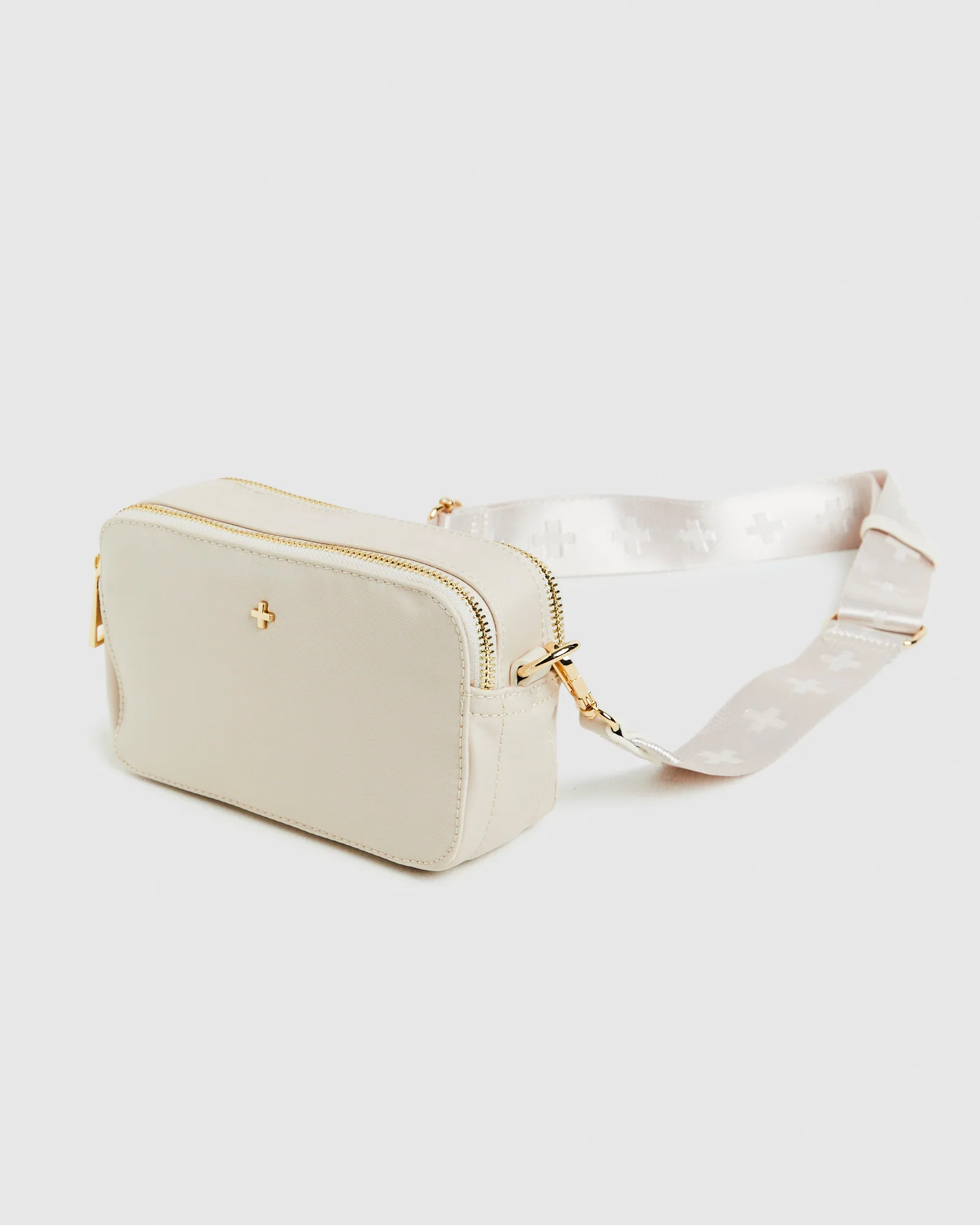 Laroi Cross Body Bag in Bisque Nylon Gold - Image 5