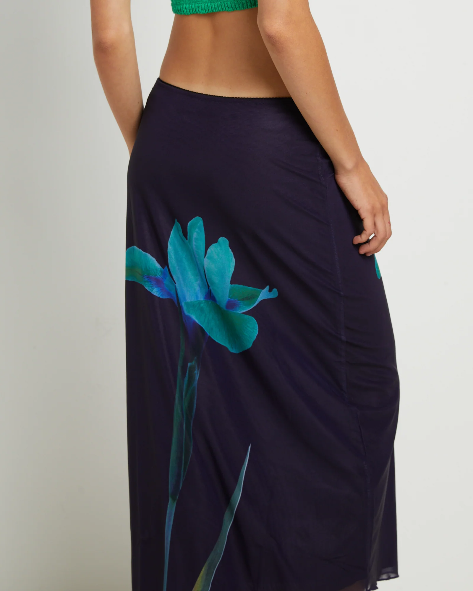 Lassie Maxi Skirt in Navy - Image 5