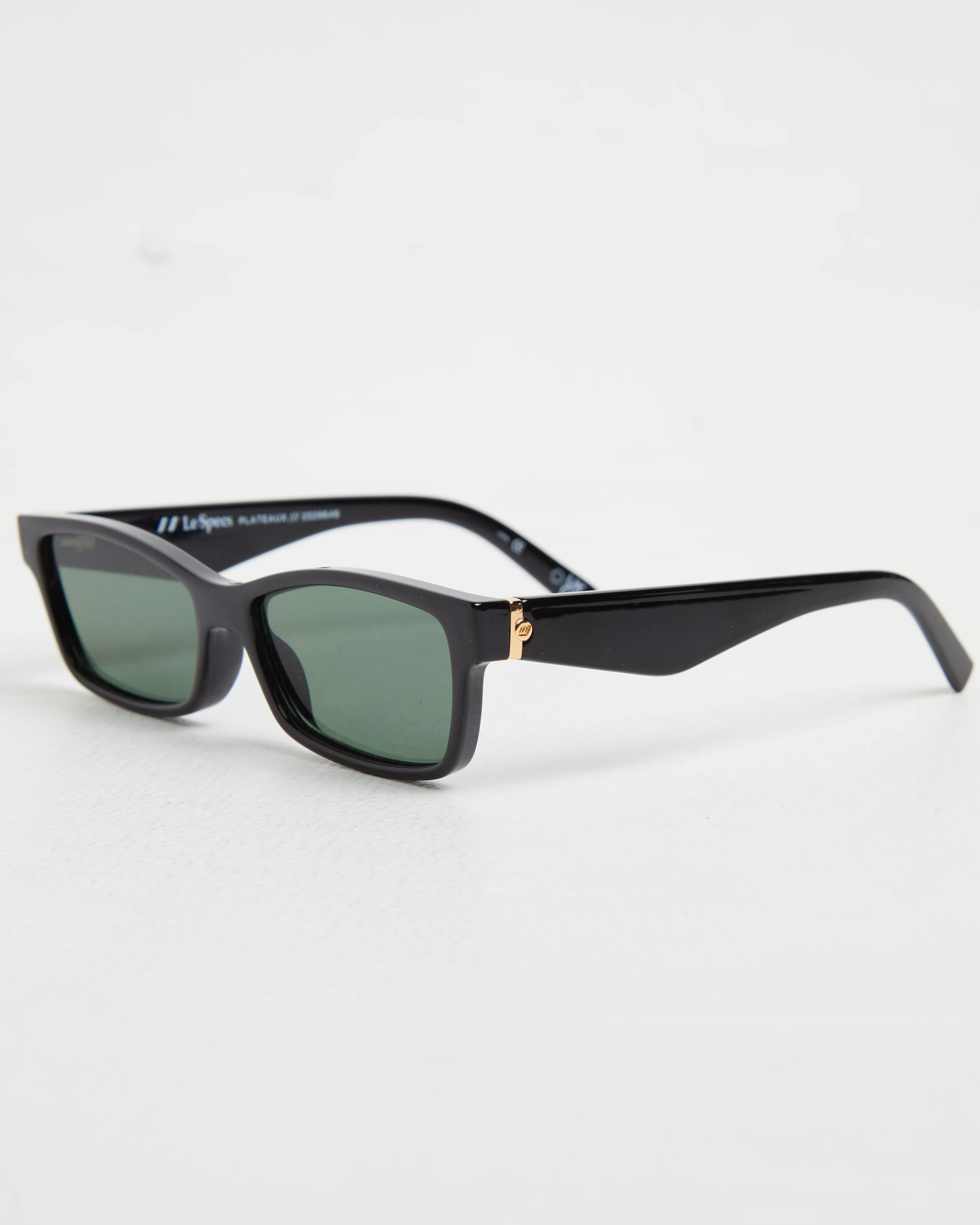 Le Sustain Plateaux Sunglasses in Black/Khaki Mono - Image 6