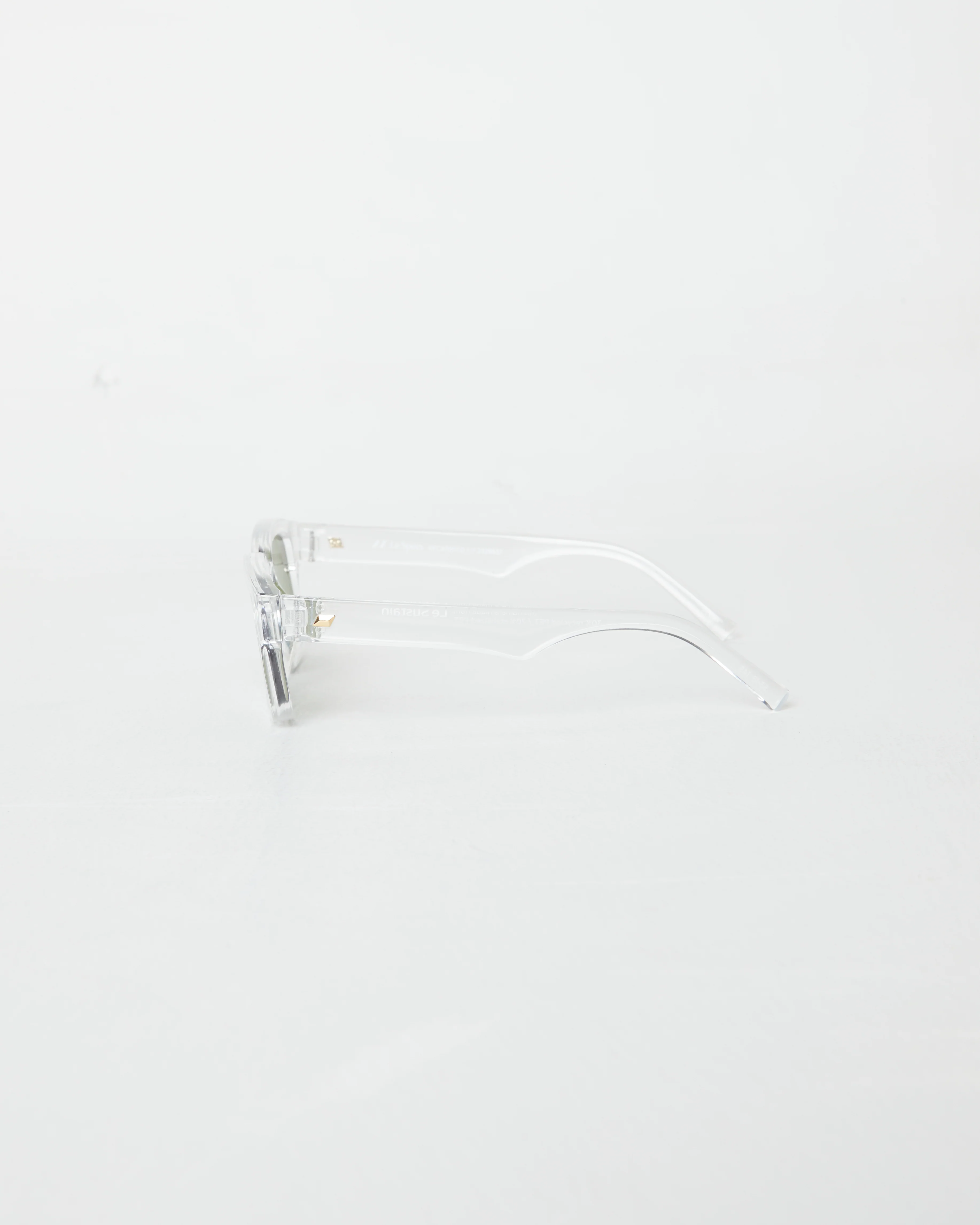 Le Sustain Recarmito Sunglasses in Crystal Clear Moss - Image 4