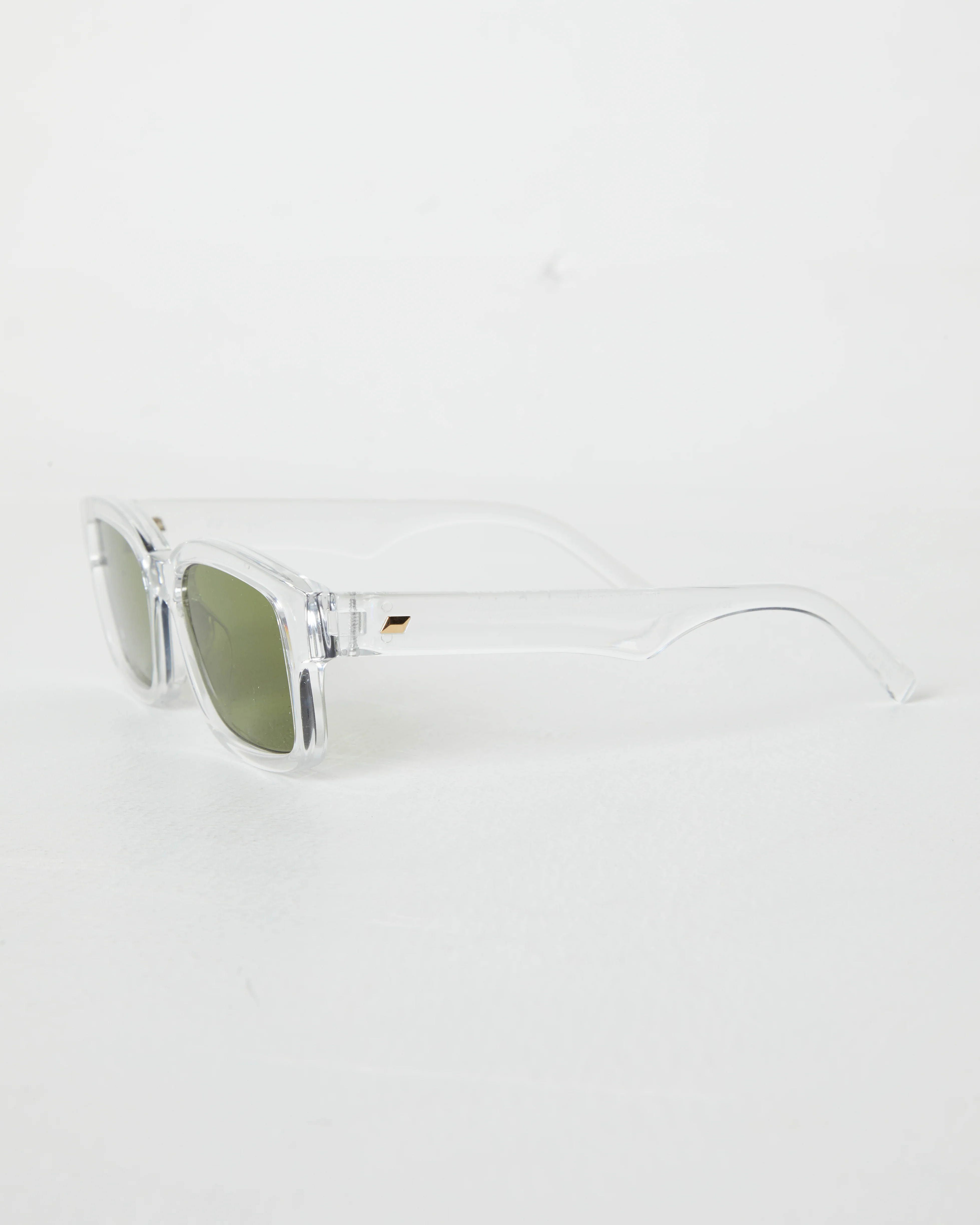 Le Sustain Recarmito Sunglasses in Crystal Clear Moss - Image 5