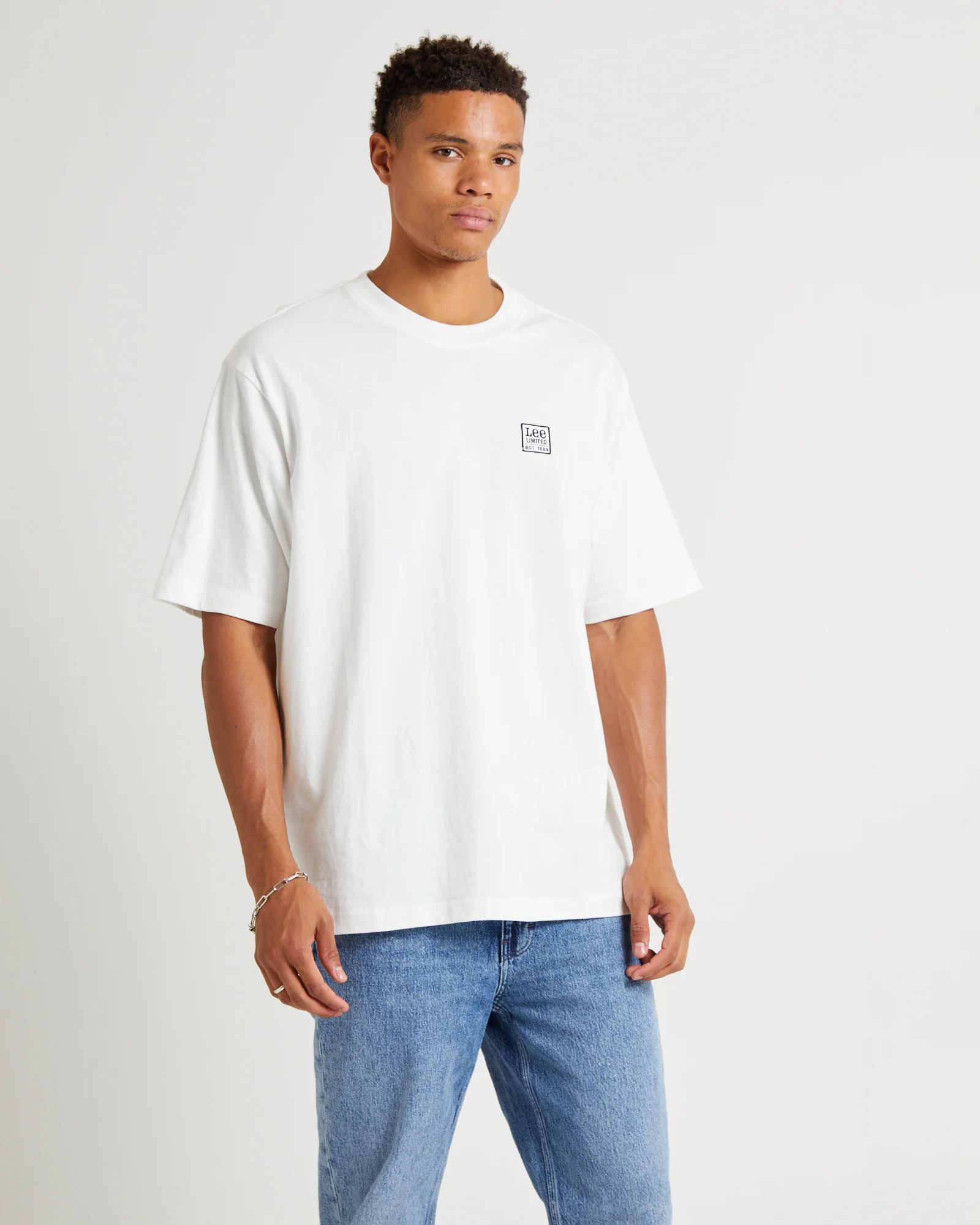 Lee Limited Baggy T-Shirt Vintage White - Image 5