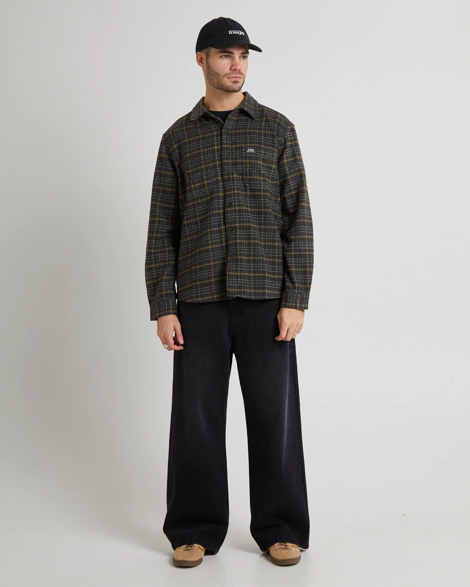 Lee Worker LS Shirt Hulk Check - Image 3