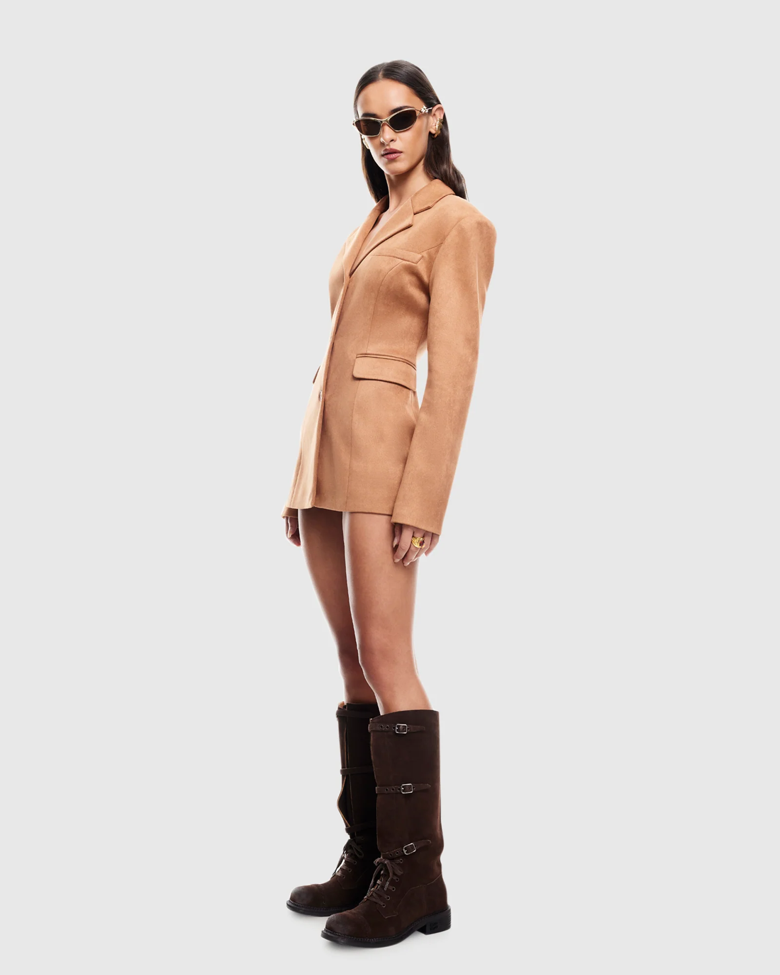 Leo Cinched Blazer Dress - Image 5