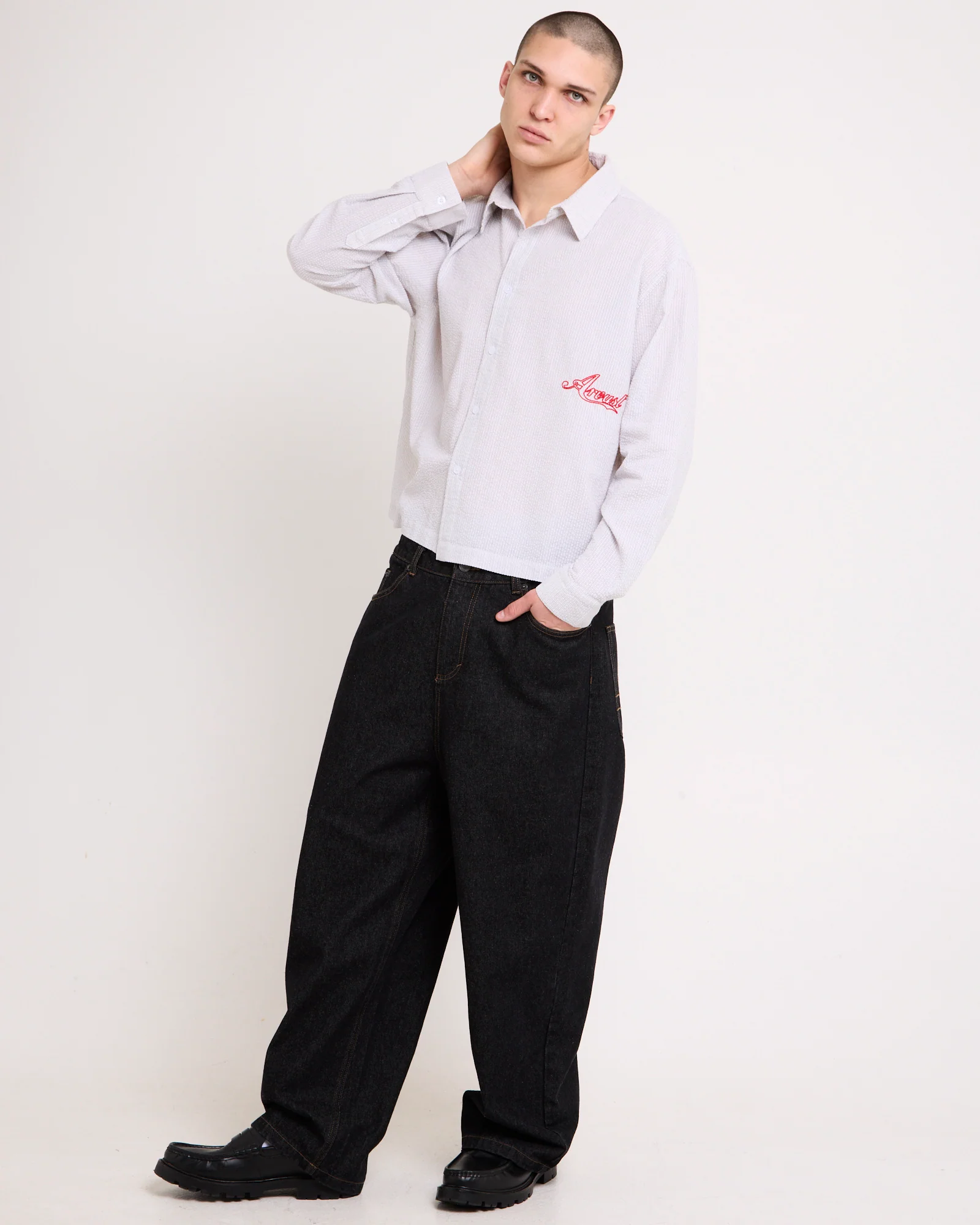 Leon Long Sleeve Cropped Shirt - Image 4