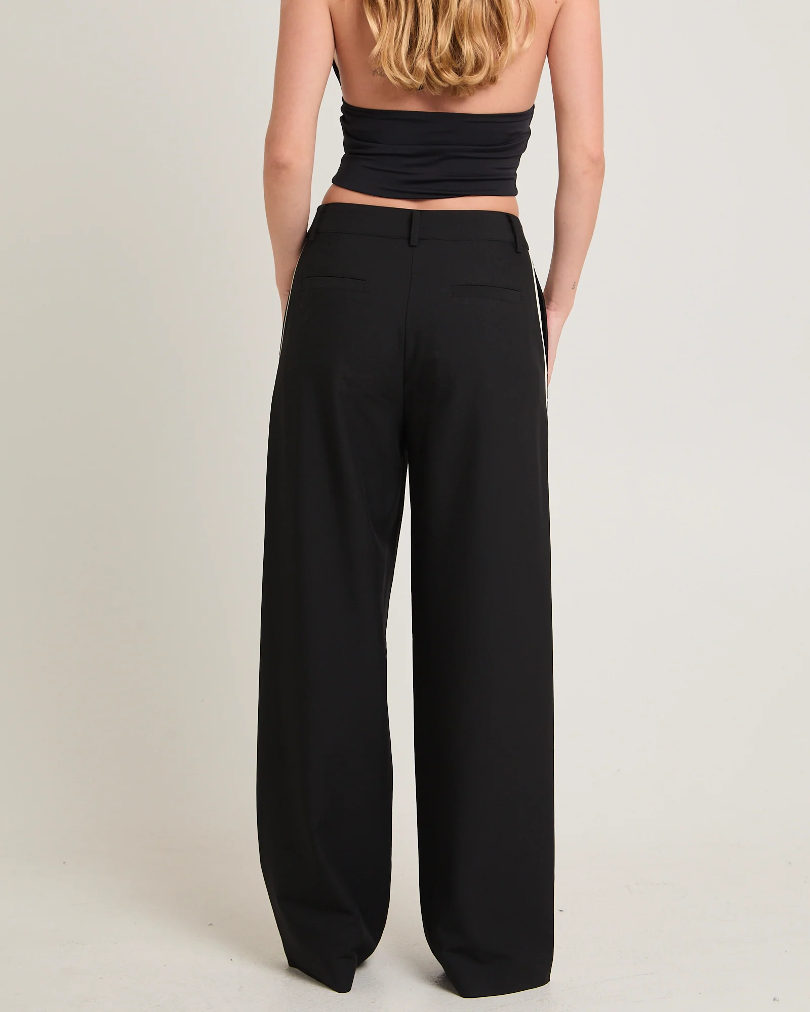 Leon Stripe Detail Suit Pants - Image 2
