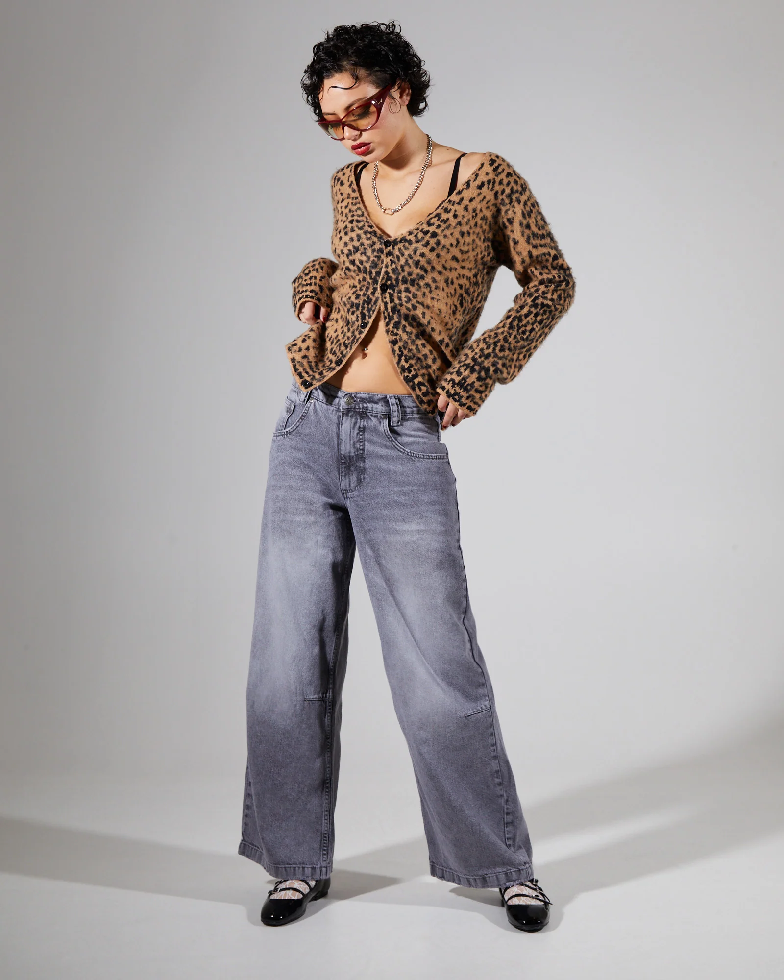 Leopard Chuck Cardigan - Image 3