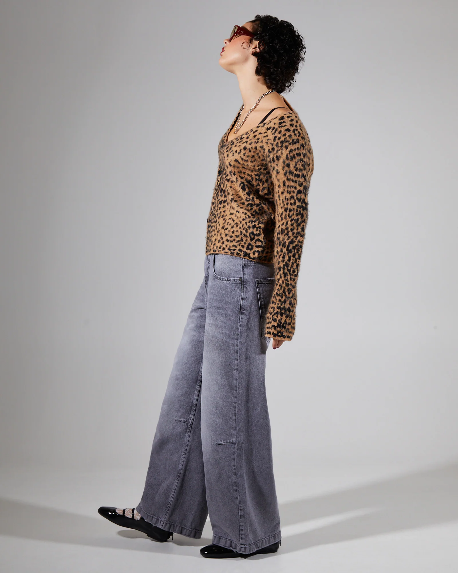 Leopard Chuck Cardigan - Image 5