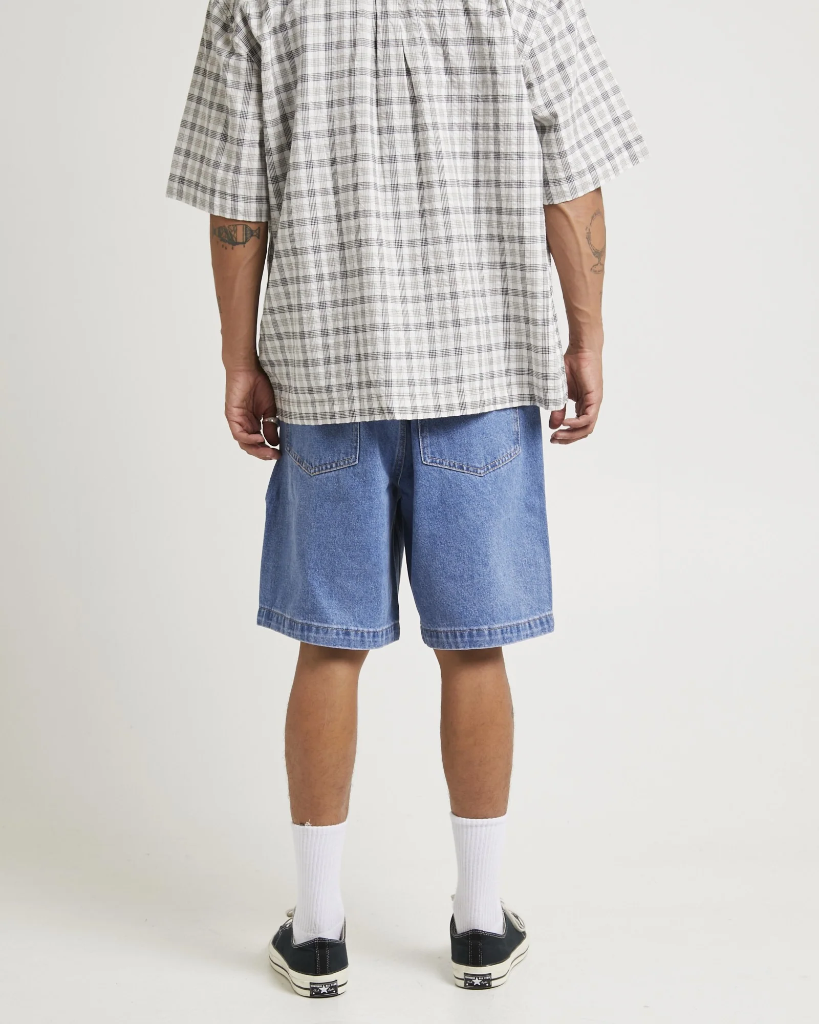 Lil C Denim Baggy Shorts 22" - Image 2
