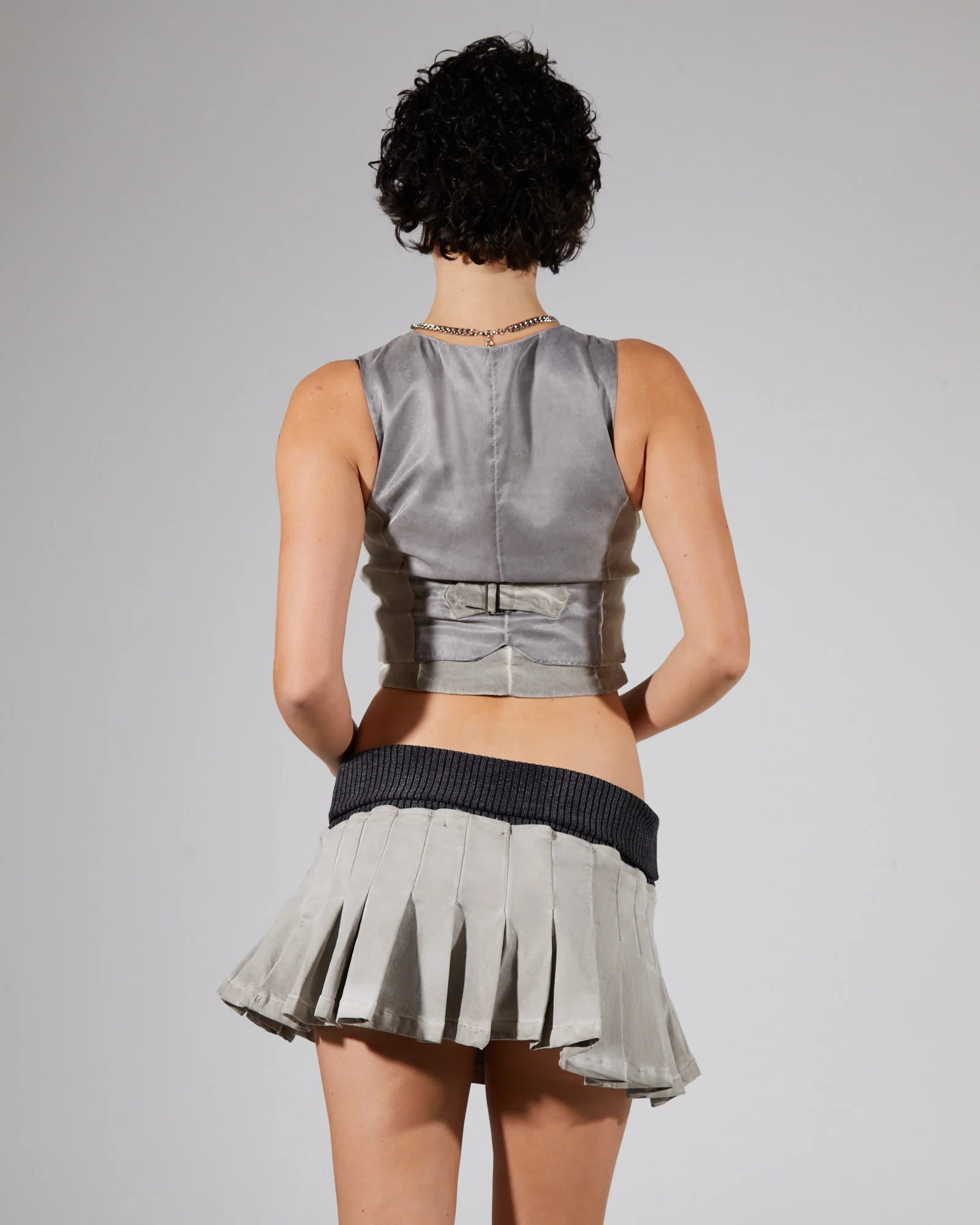 Lila Dirty Wash Waistcoat - Image 2