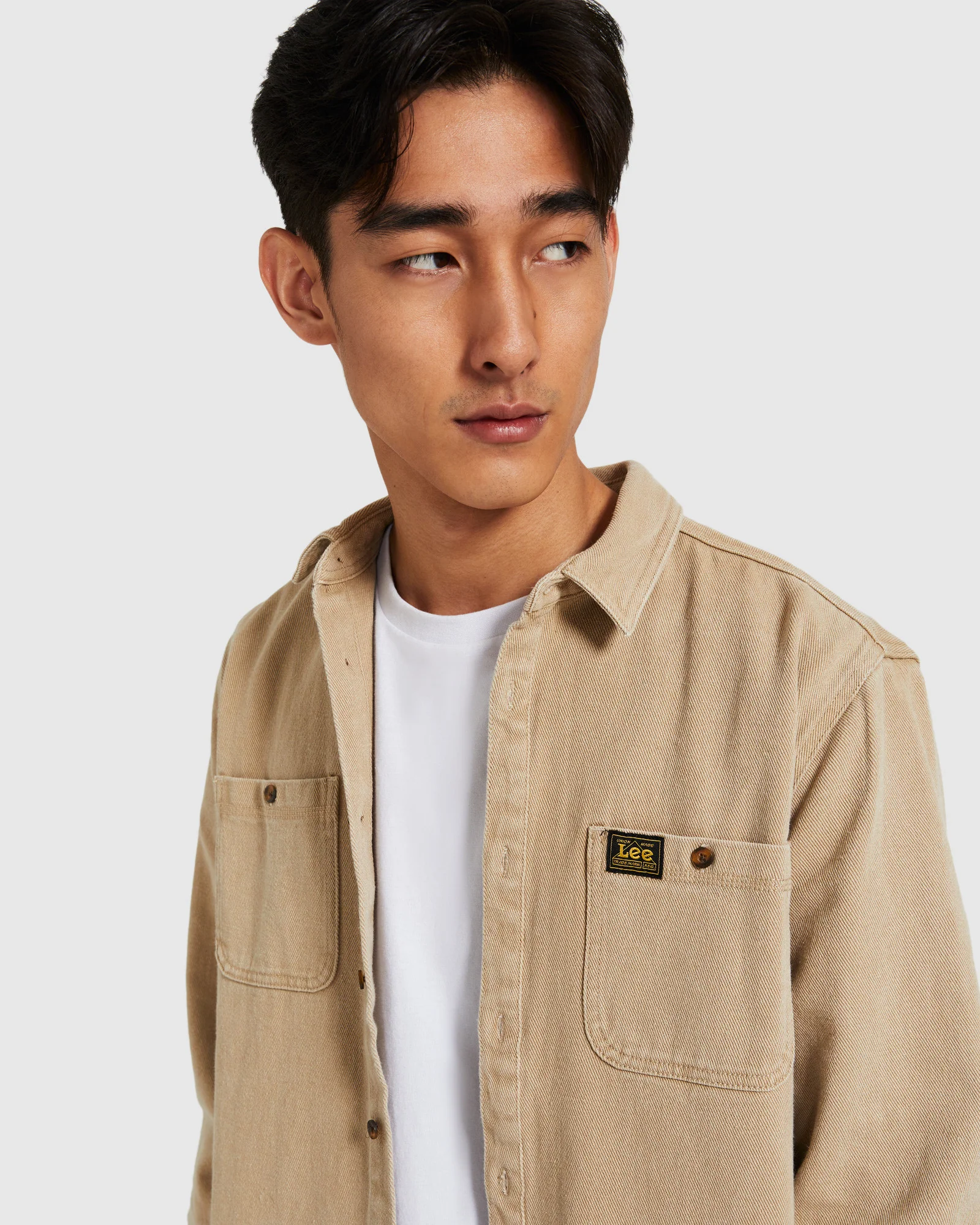 Limited Worker Long Sleeve Shirt Union Stone - Image 6