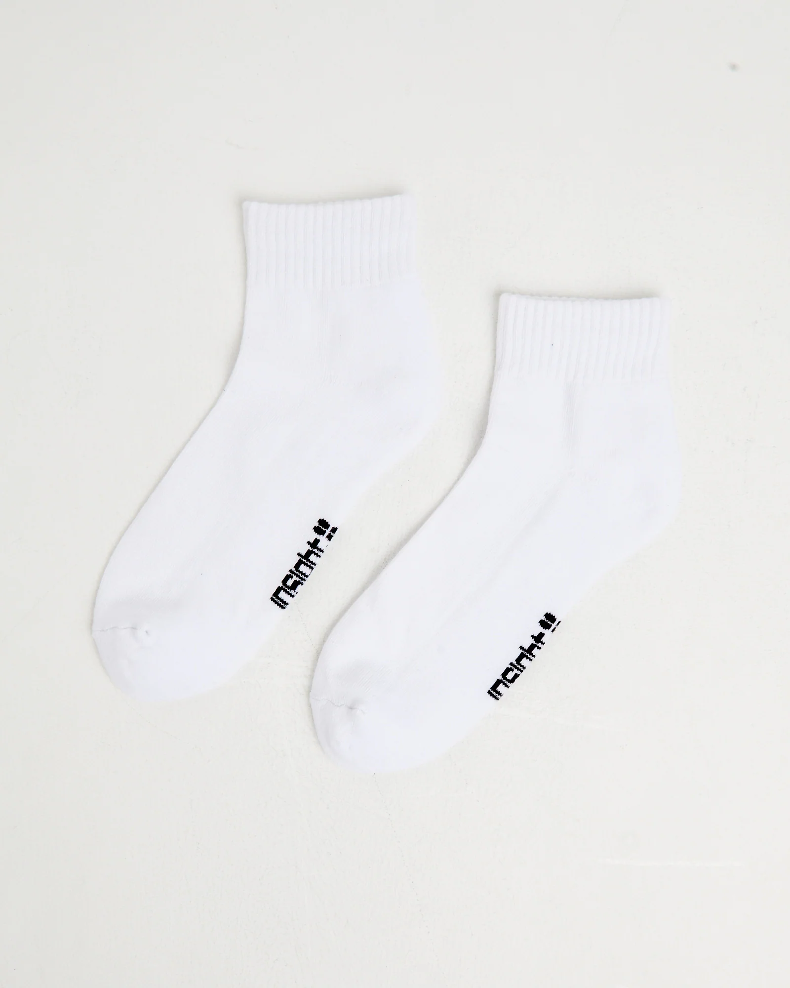 Logo Ankle Socks in White - Image 2