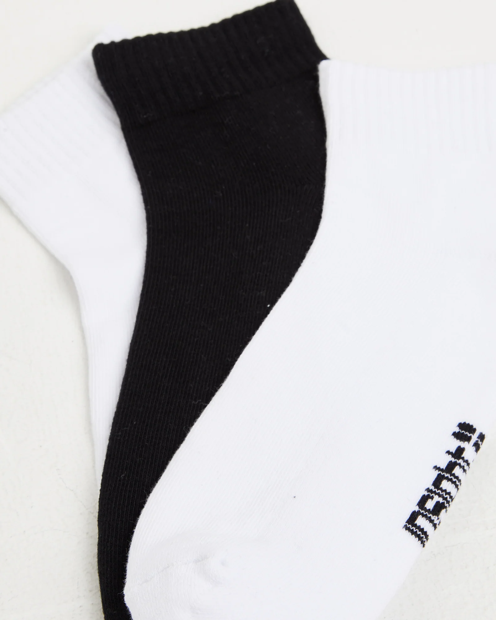 Logo Ankle Socks in White - Image 4