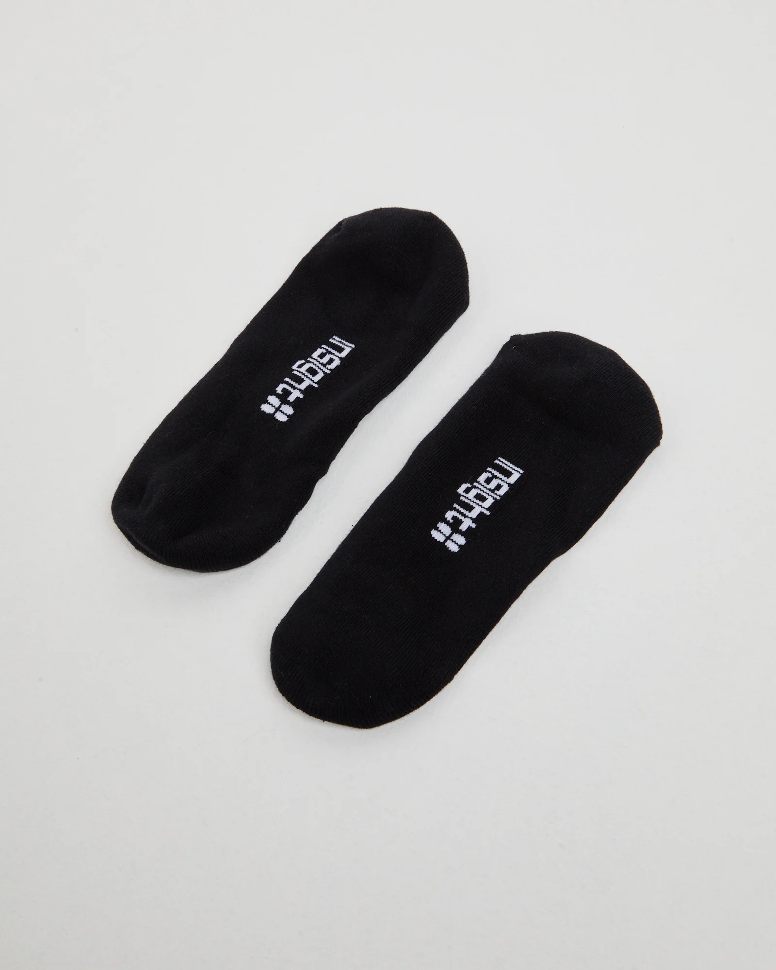 Logo Invisible Socks 3 Pack Black - Image 3
