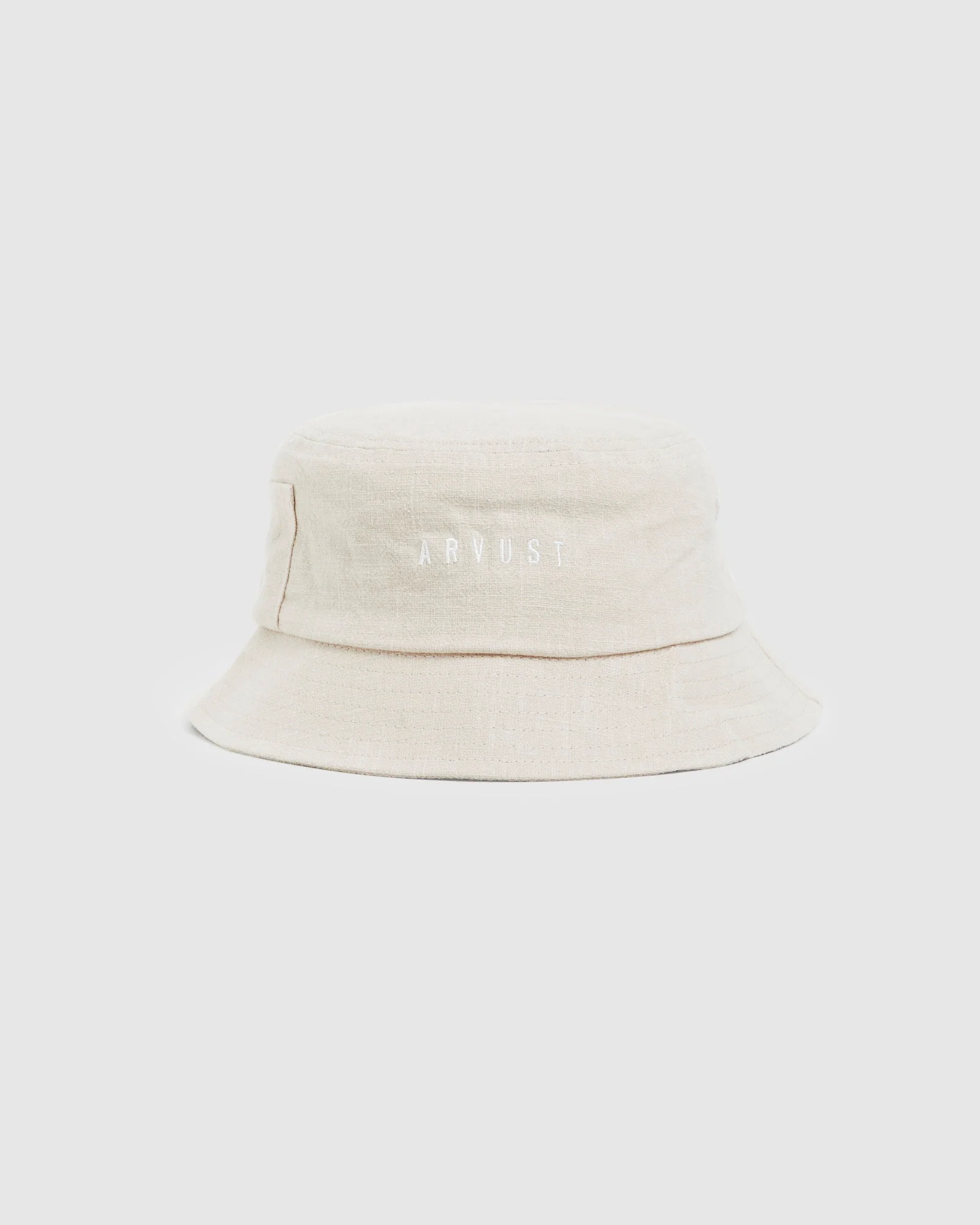 Logo Linen Bucket Hat Natural - Image 2