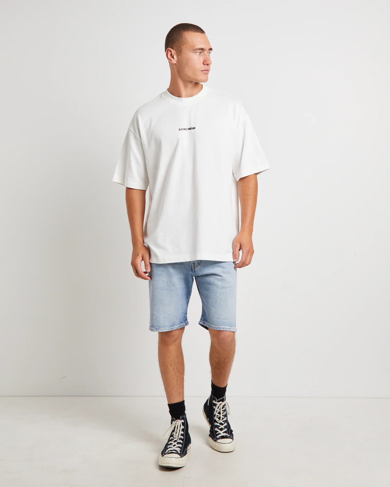 Logo Short Sleeve T-Shirt in White - Image 3