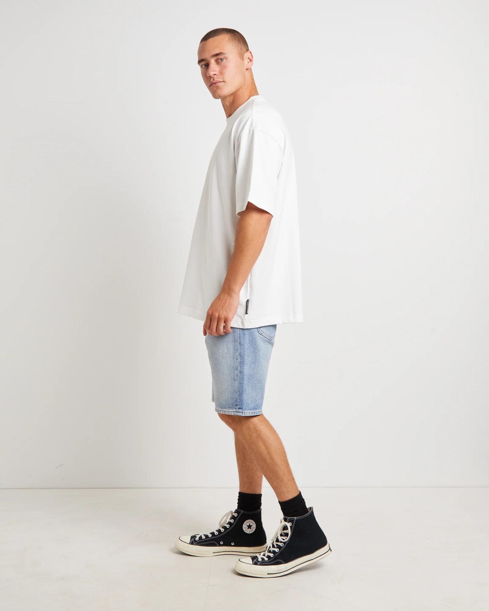 Logo Short Sleeve T-Shirt in White - Image 4