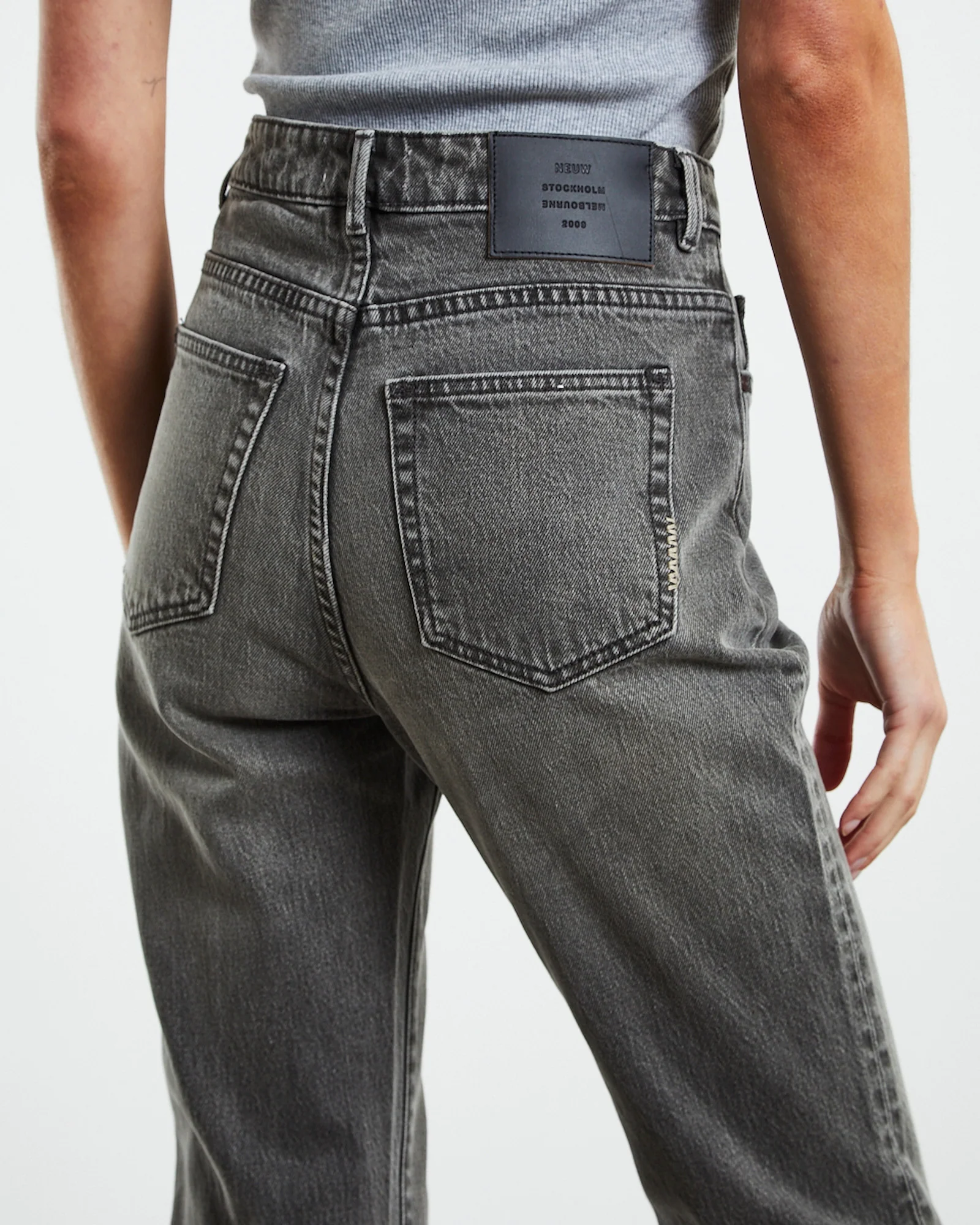 Lola Mom Jeans Fade Away Black - Image 6