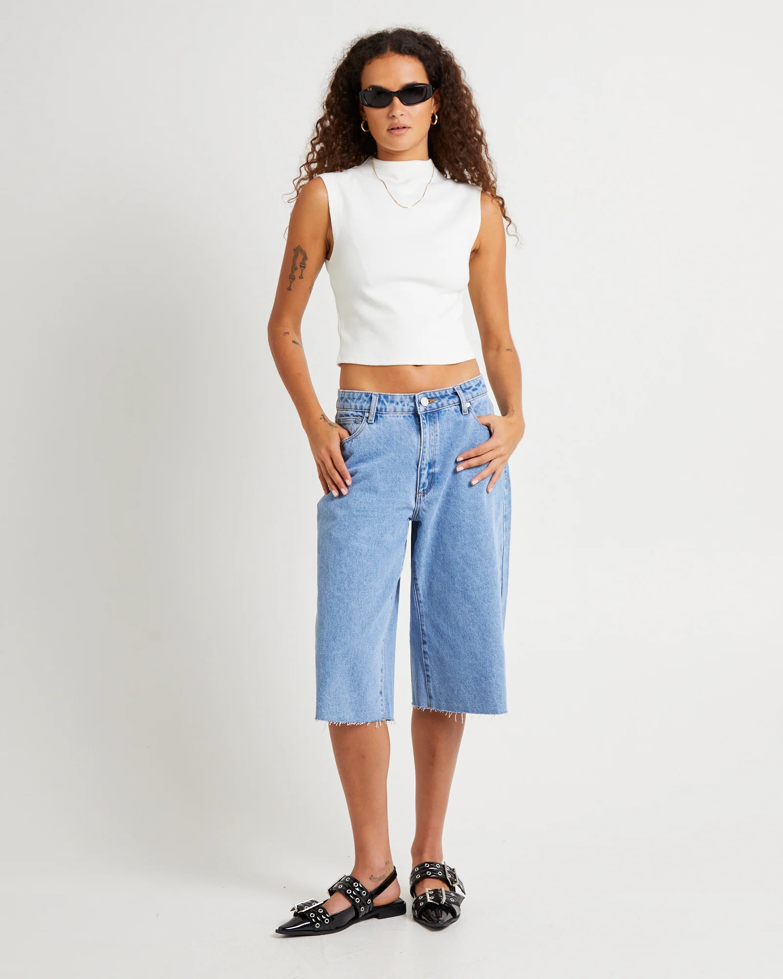 Long Denim Jorts Gigi - Image 3