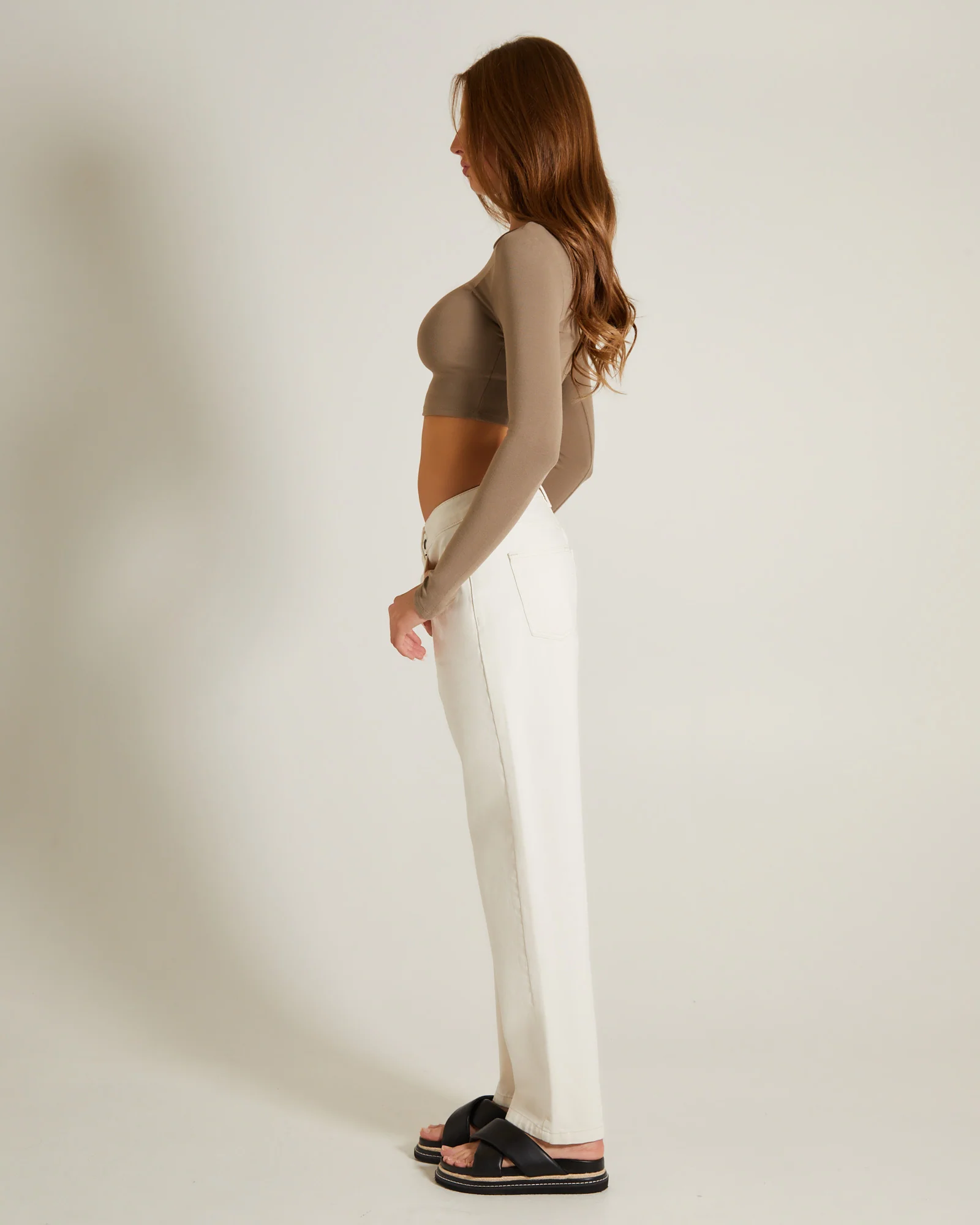 Long Sleeve Crop Top - Image 4