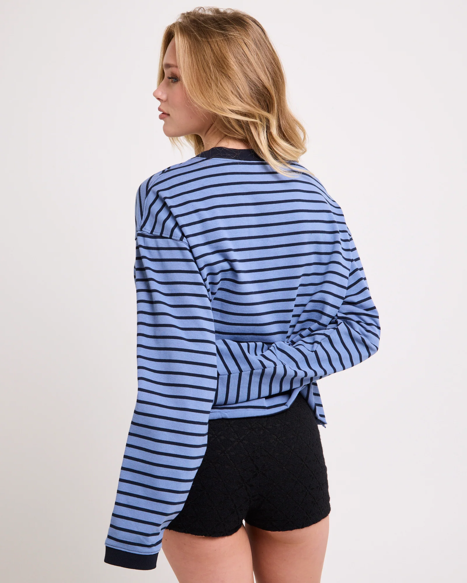 Long Sleeve Stripe Top - Image 5