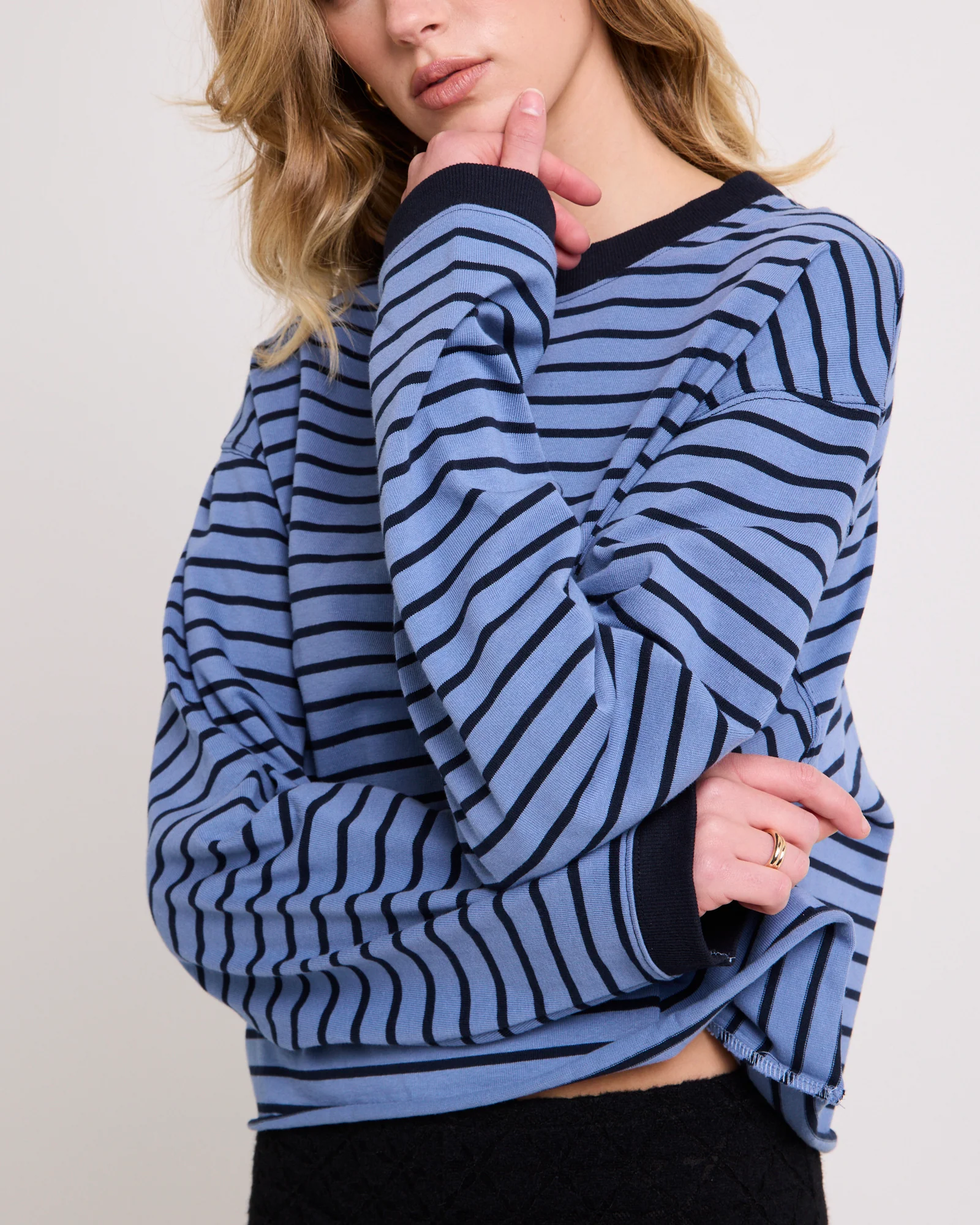 Long Sleeve Stripe Top - Image 6