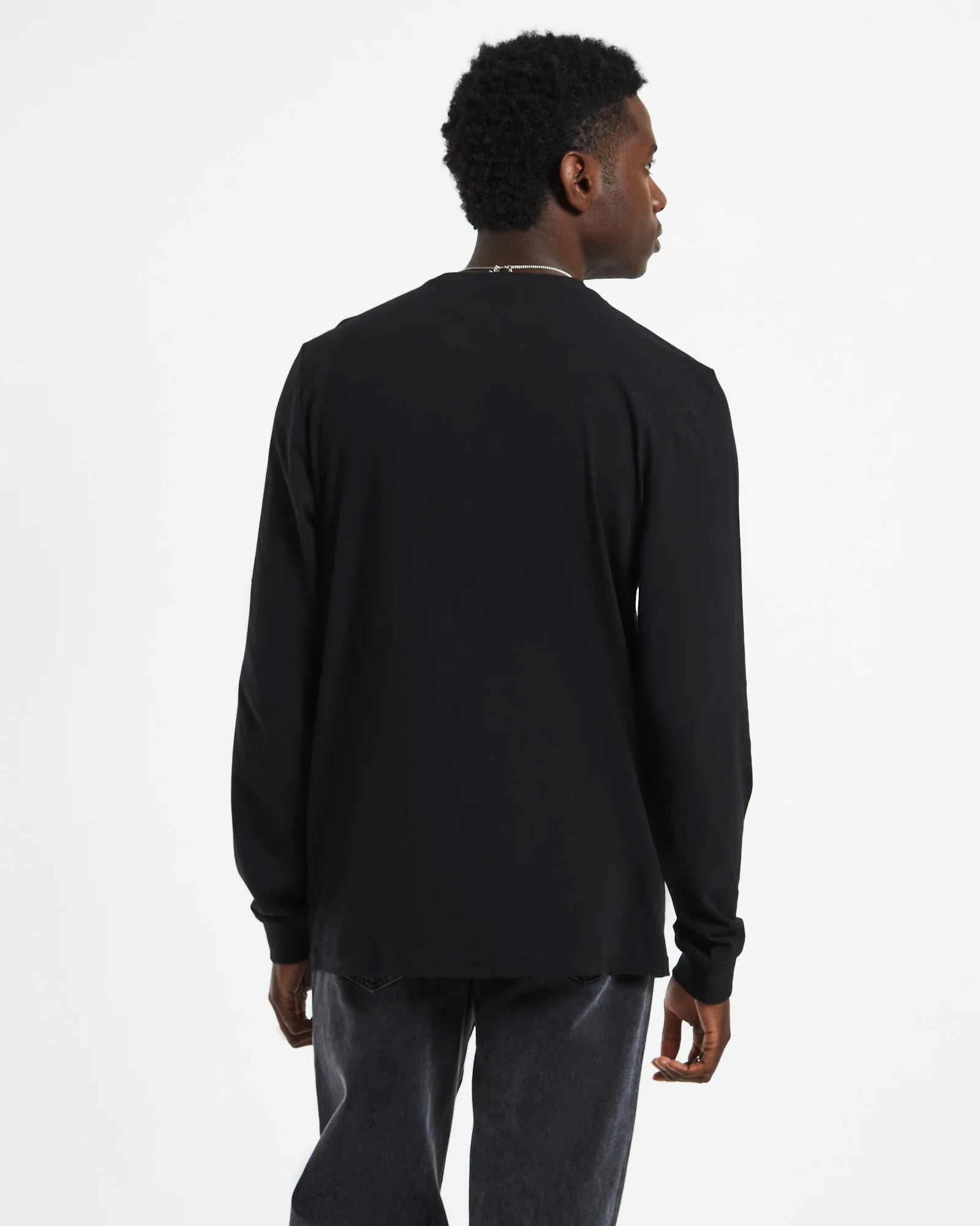 Long Sleeve T-Shirt Black - Image 2