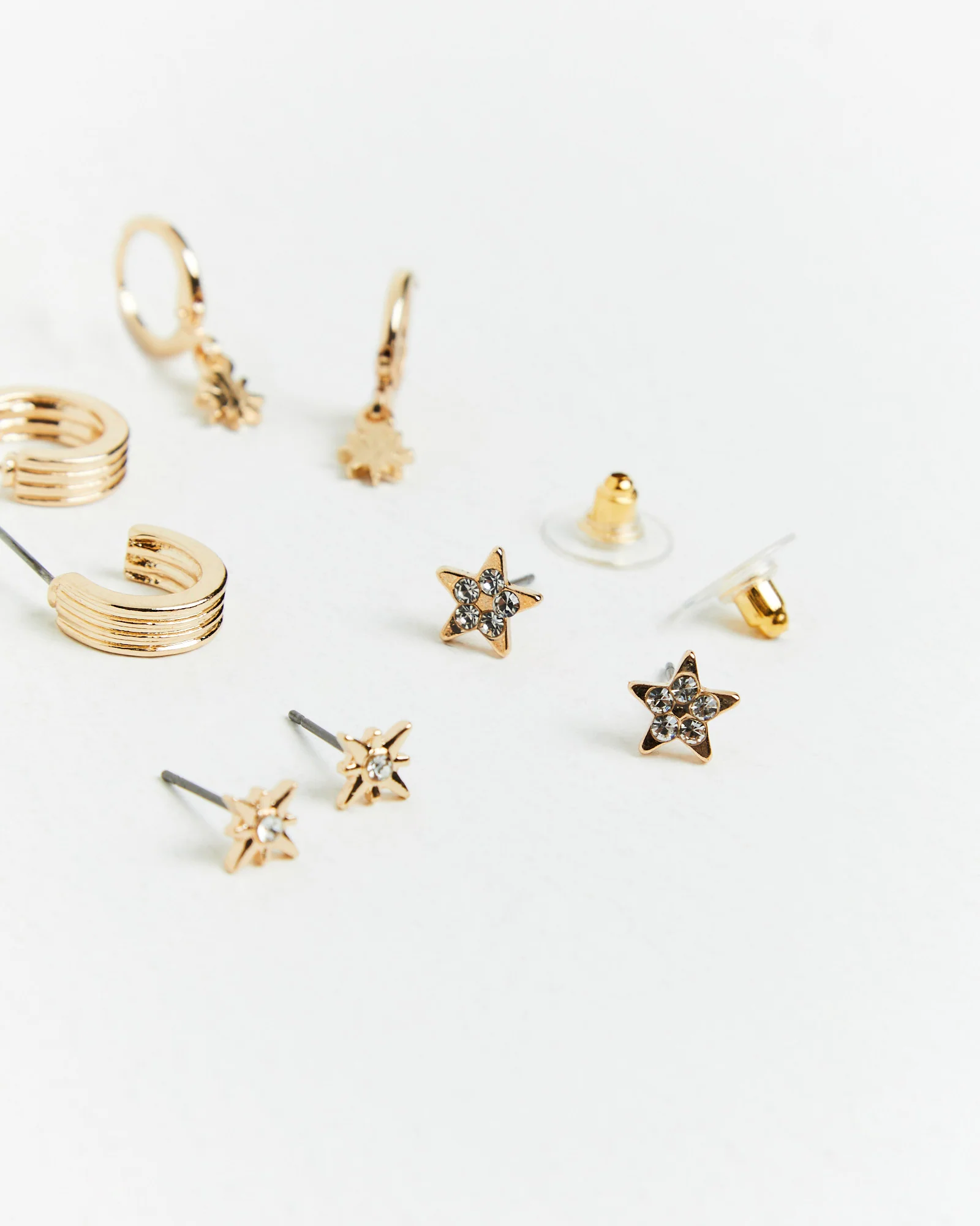 Lorena Earrings Pack in Gold - Image 3