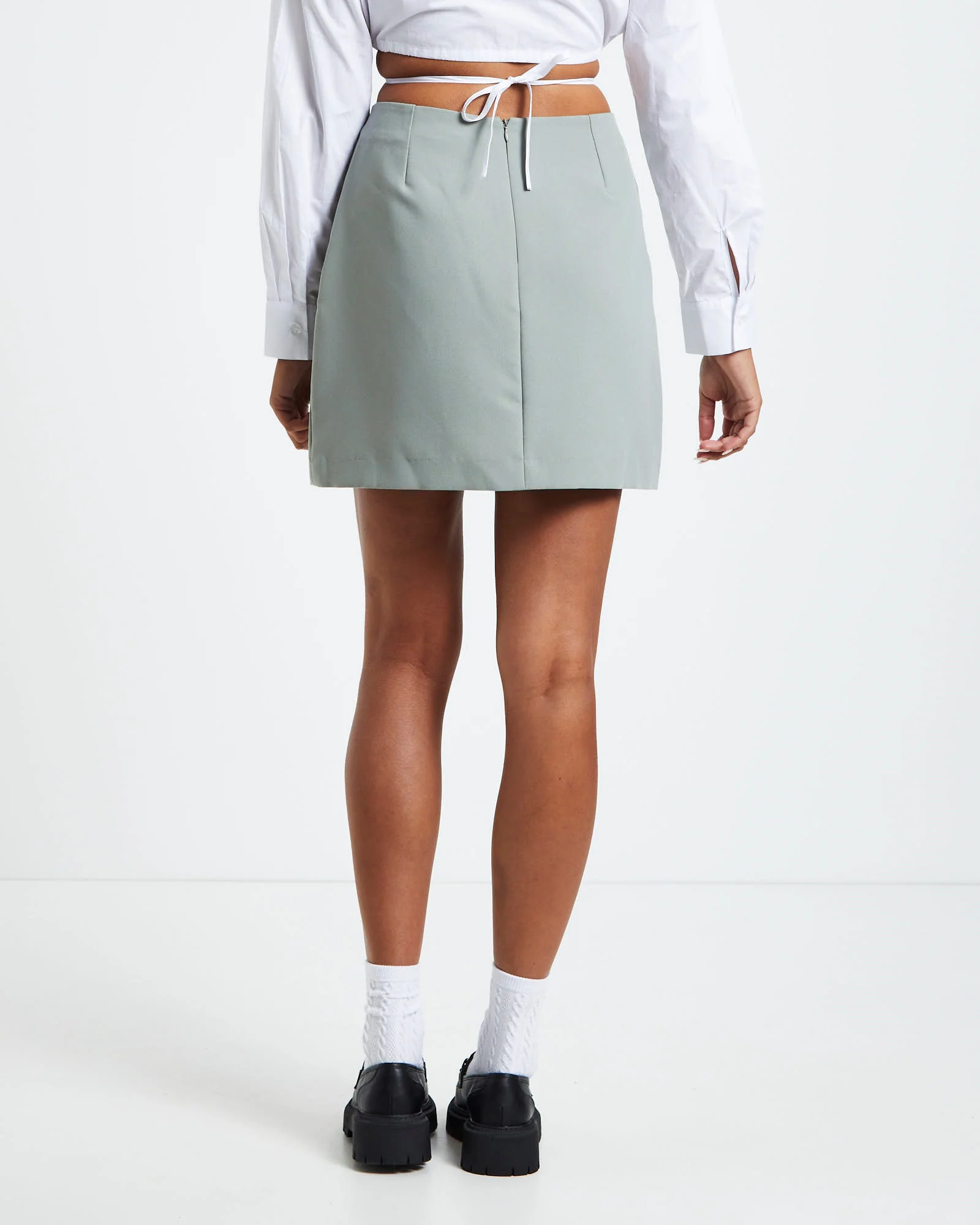 Lori Cut Out Mi Skirt - Image 3