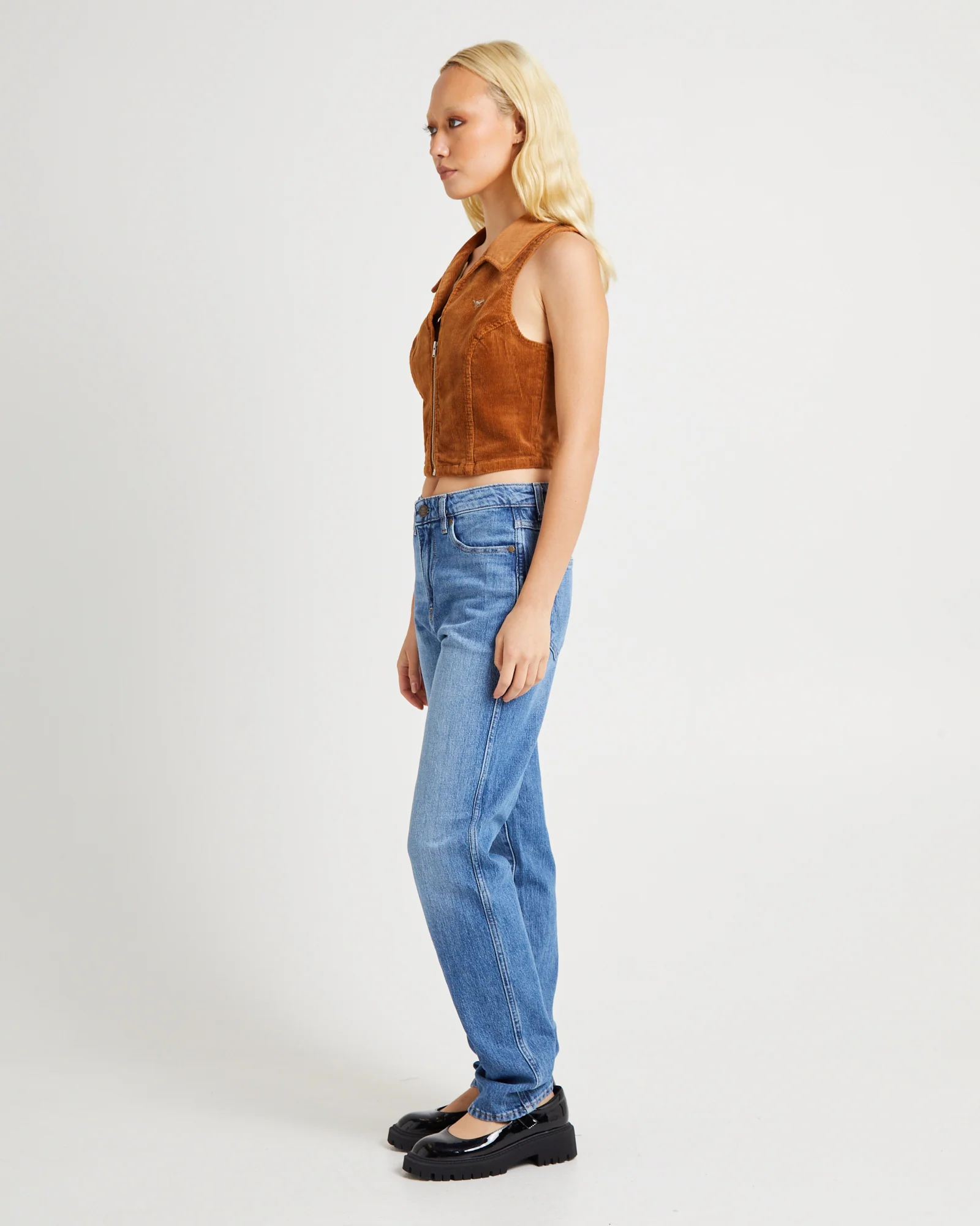 Lori Vest Caramel Cord - Image 4