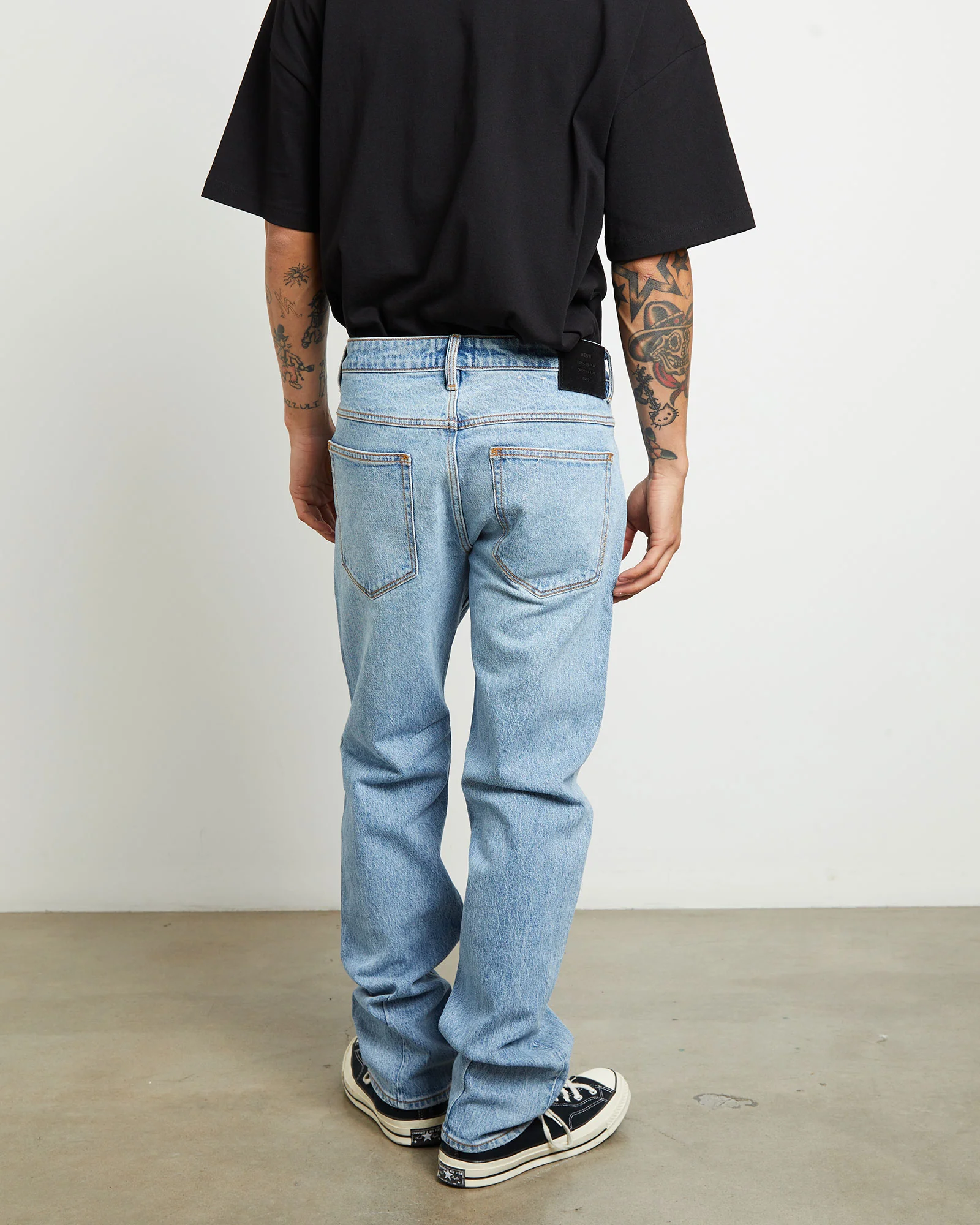 Lou Straight Denim Jeans in Roman Blue - Image 2