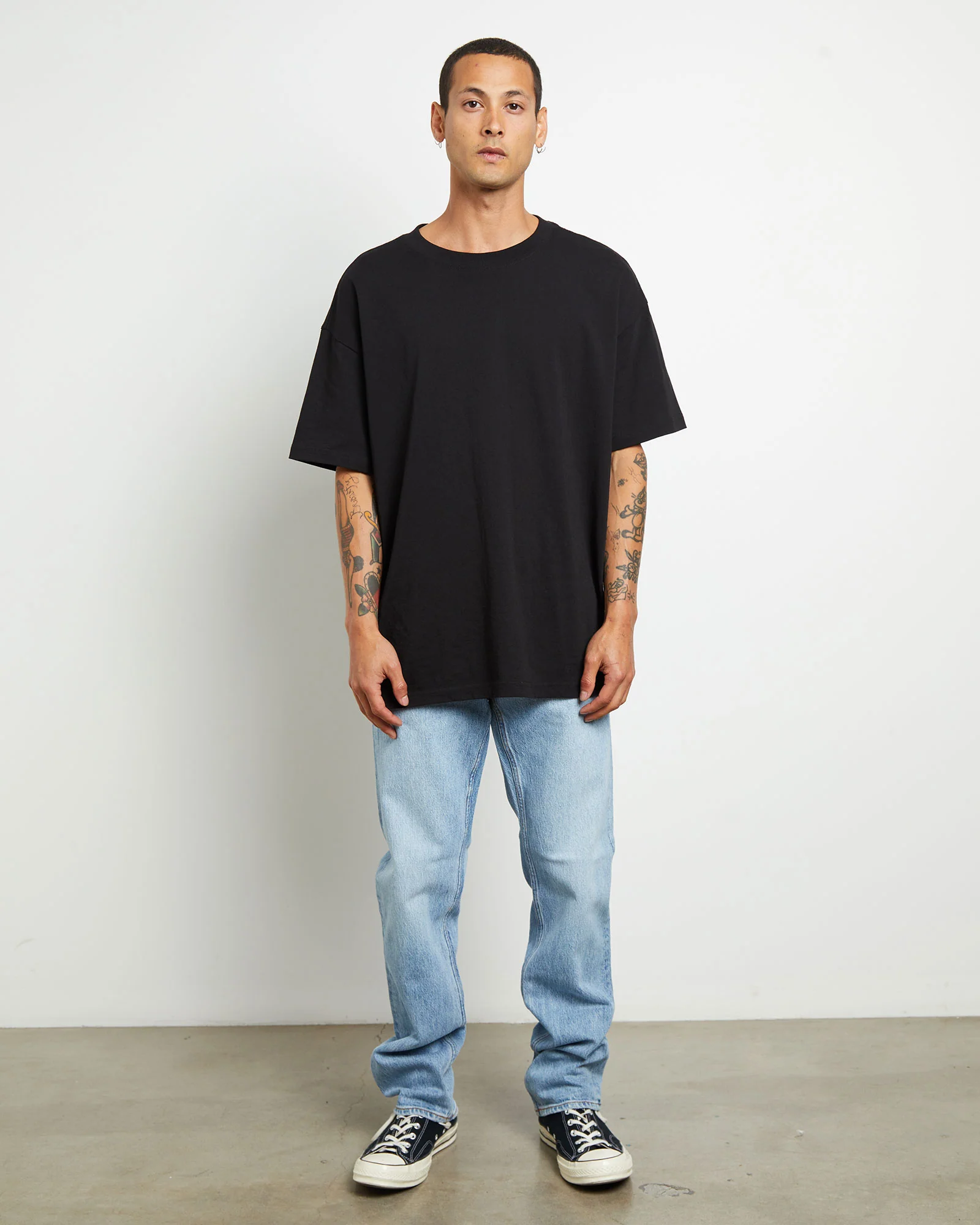 Lou Straight Denim Jeans in Roman Blue - Image 3