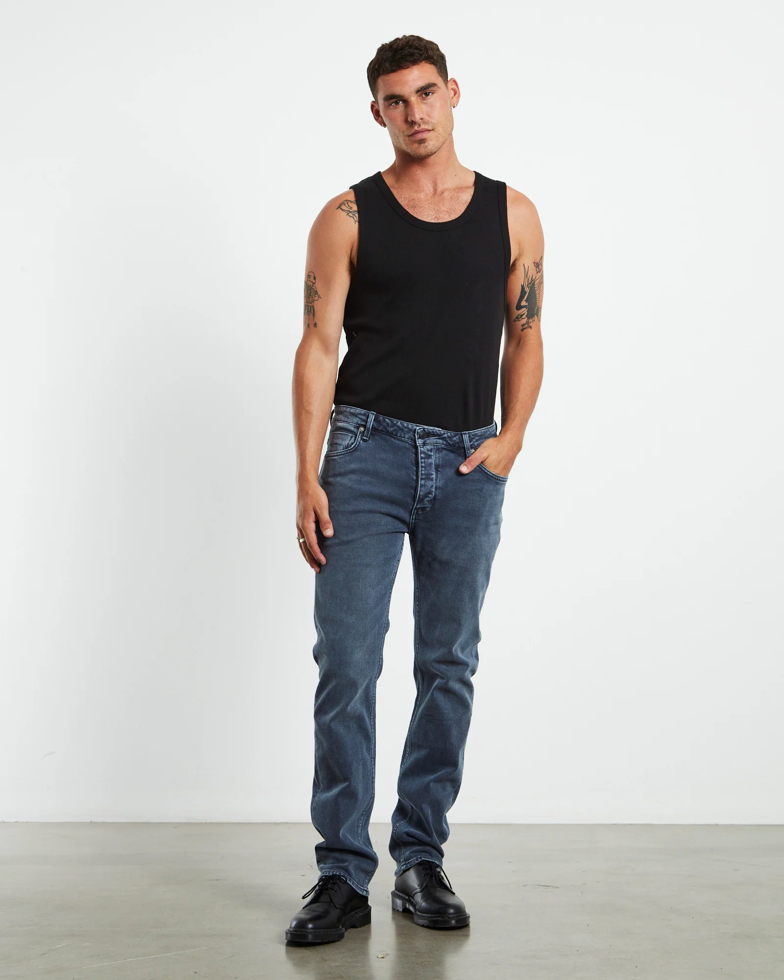 Lou Straight Denim Jeans Razor - Image 3