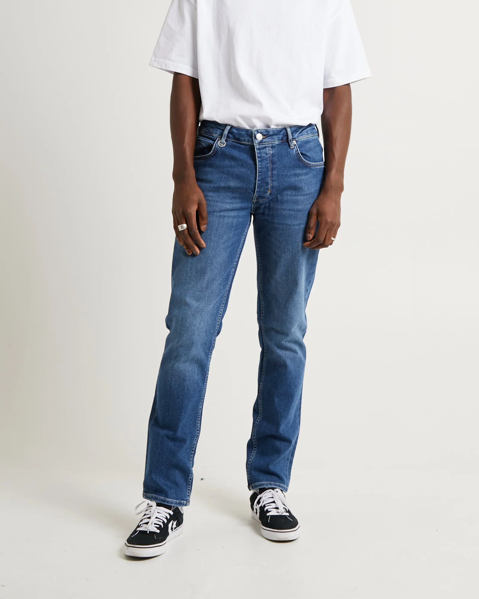 Lou Straight Denim Jeans Shiver - Image 4