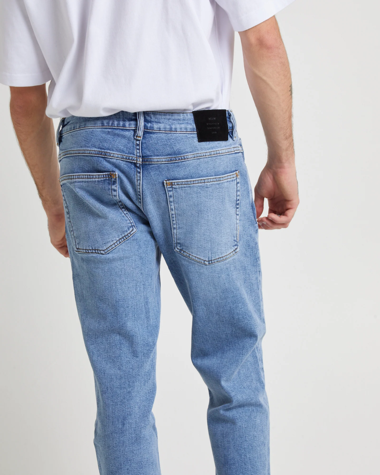 Lou Straight Denim Jeans Valentine - Image 6